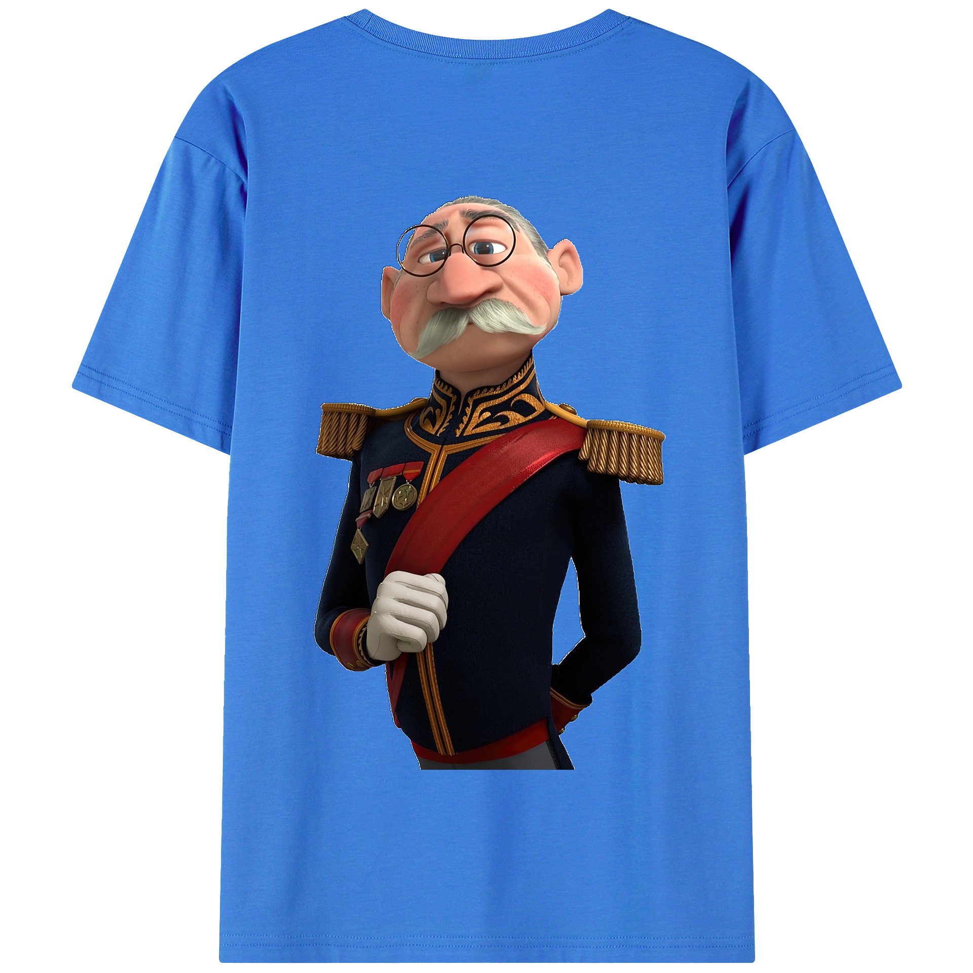 （画像用） アナと雪の女王 アンナ エルサ Frozen Anna Elsa 綿100％半袖Tシャツ（背面プリント）