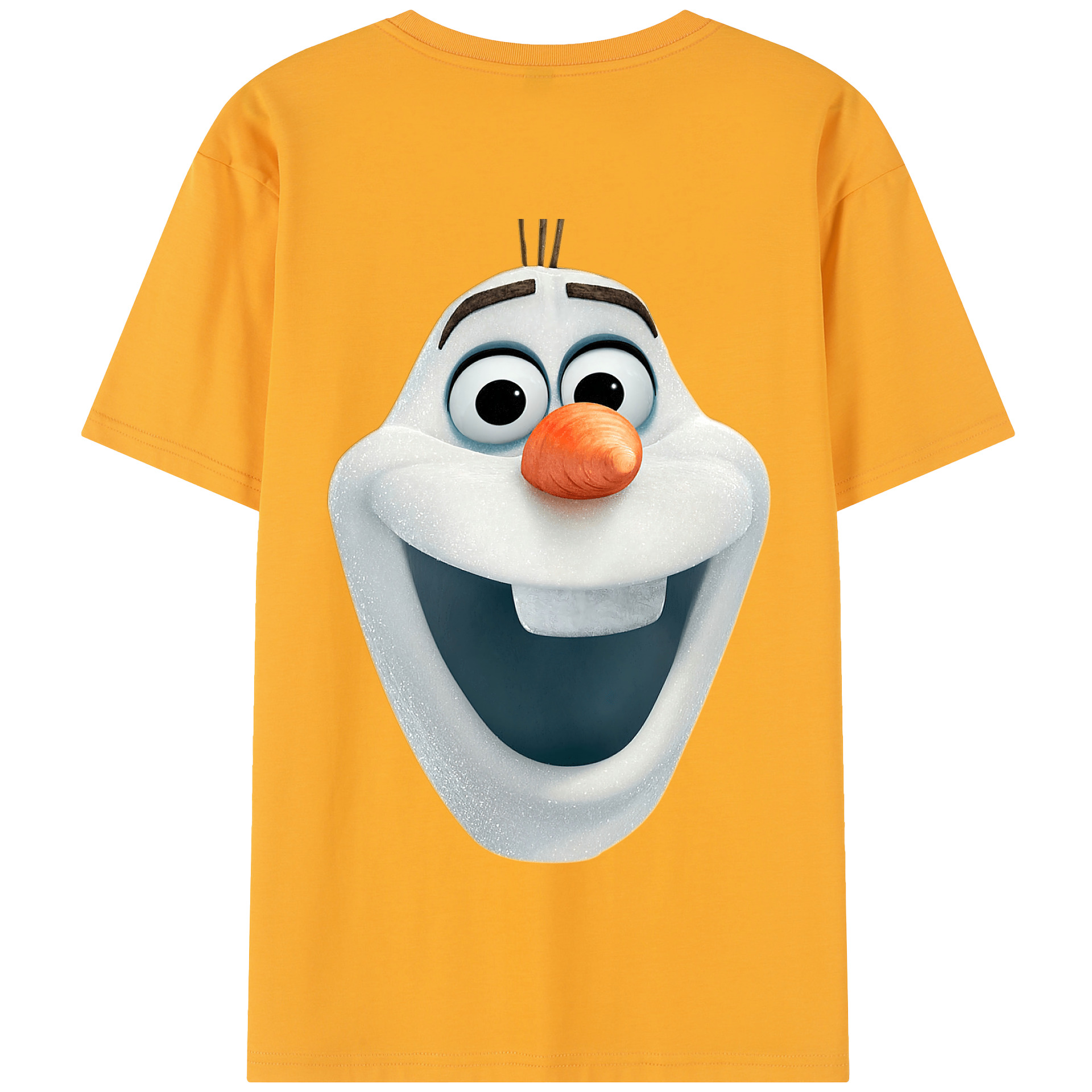 （画像用） アナと雪の女王 アンナ エルサ Frozen Anna Elsa 綿100％半袖Tシャツ（背面プリント）