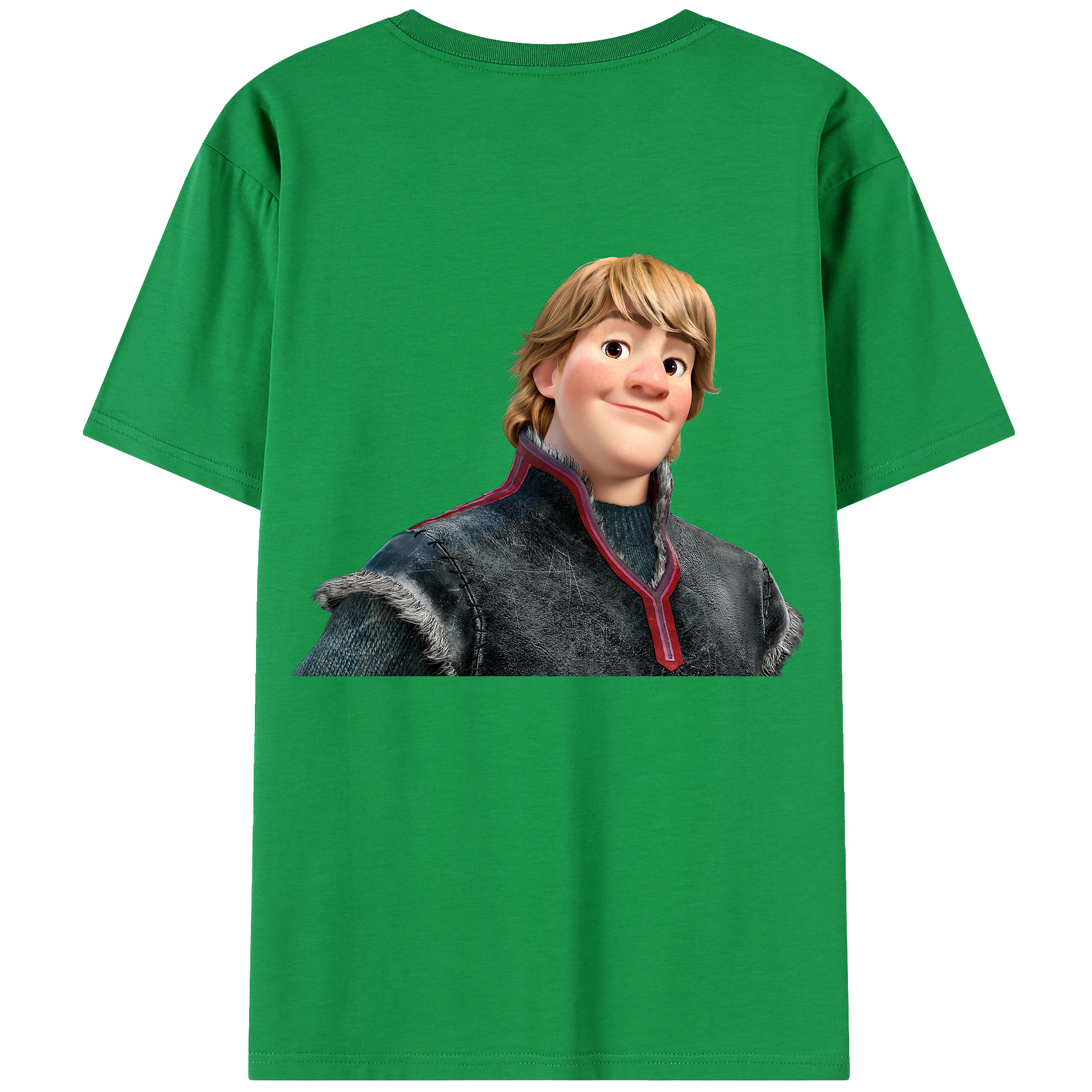 （画像用） アナと雪の女王 アンナ エルサ Frozen Anna Elsa 綿100％半袖Tシャツ（背面プリント）