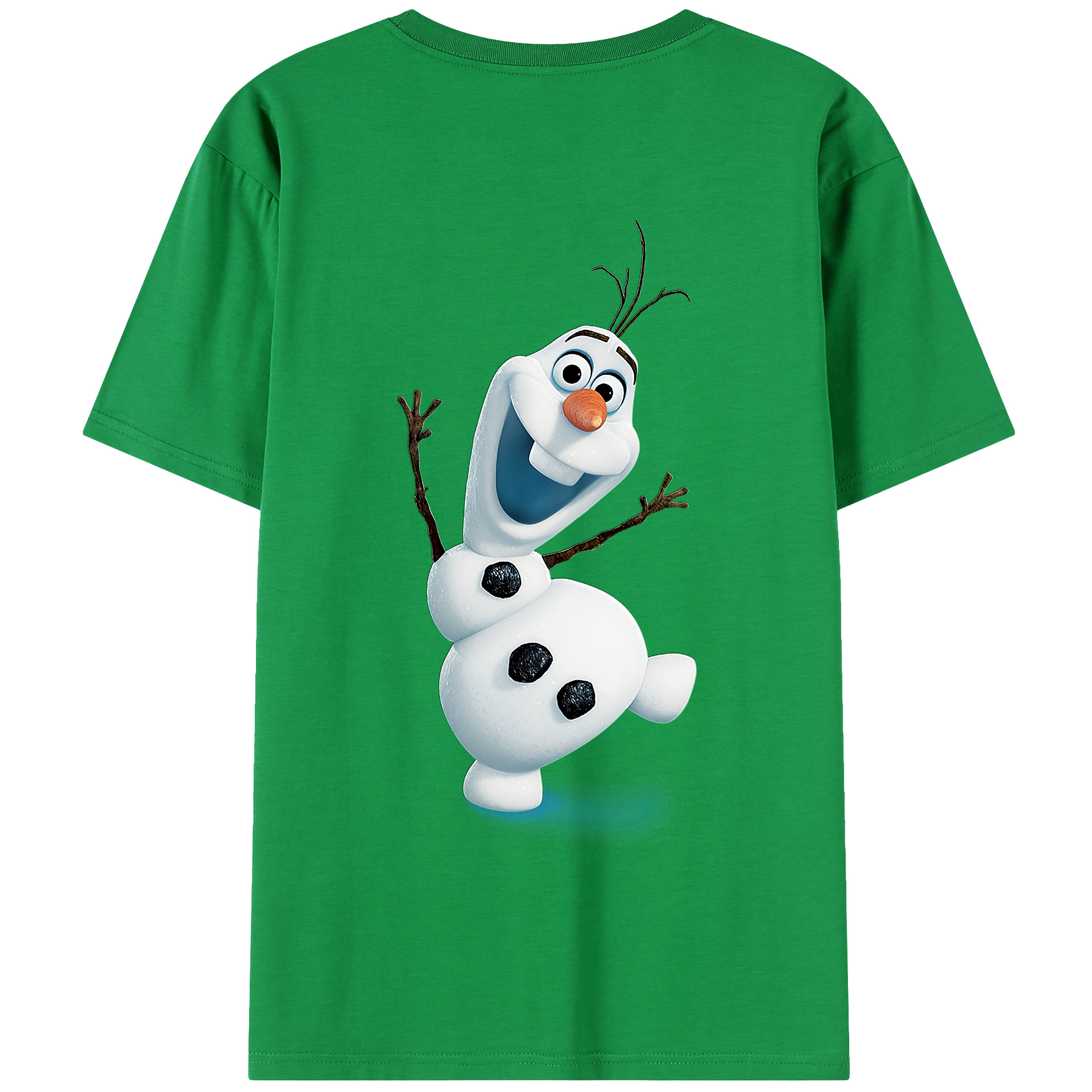 （画像用） アナと雪の女王 アンナ エルサ Frozen Anna Elsa 綿100％半袖Tシャツ（背面プリント）