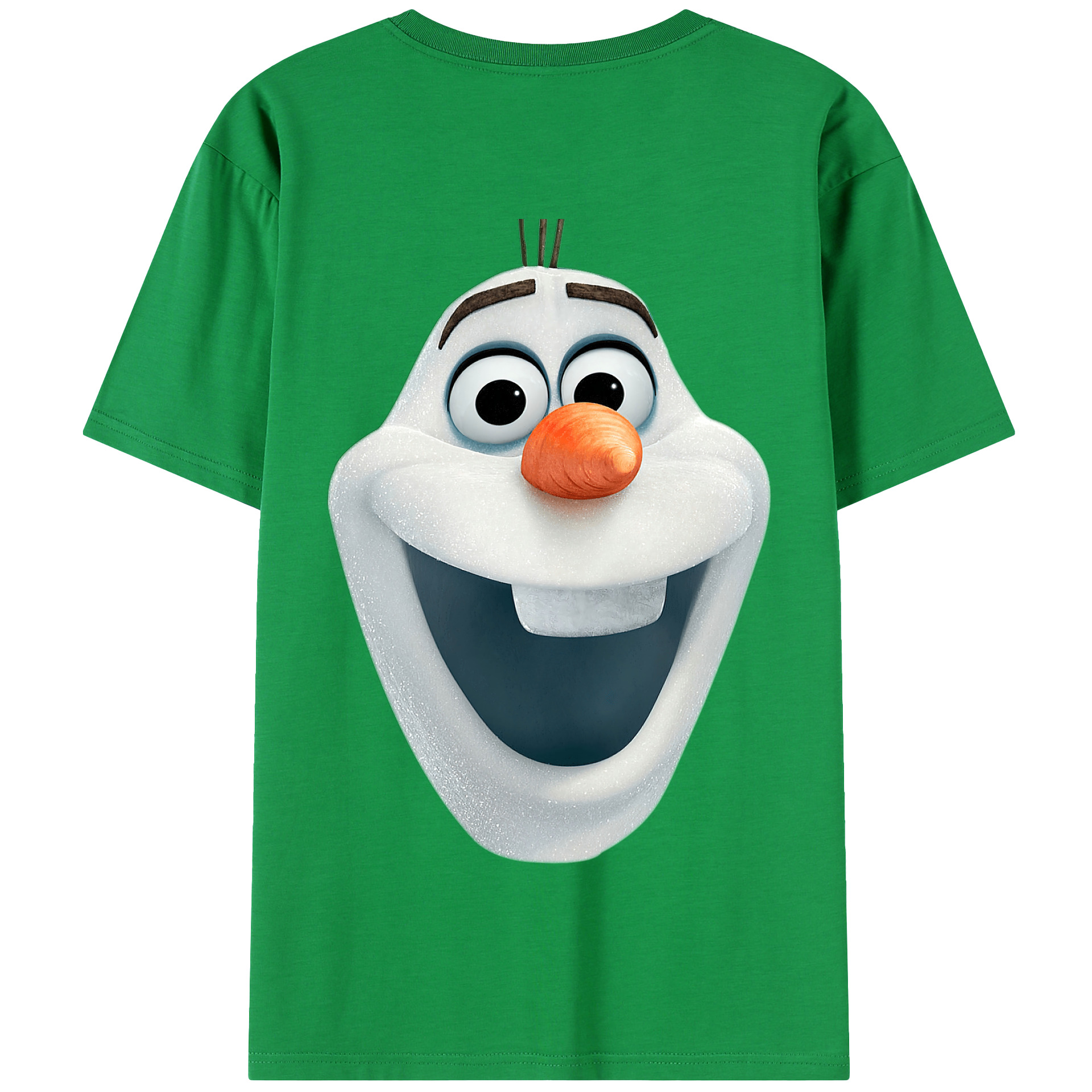 （画像用） アナと雪の女王 アンナ エルサ Frozen Anna Elsa 綿100％半袖Tシャツ（背面プリント）