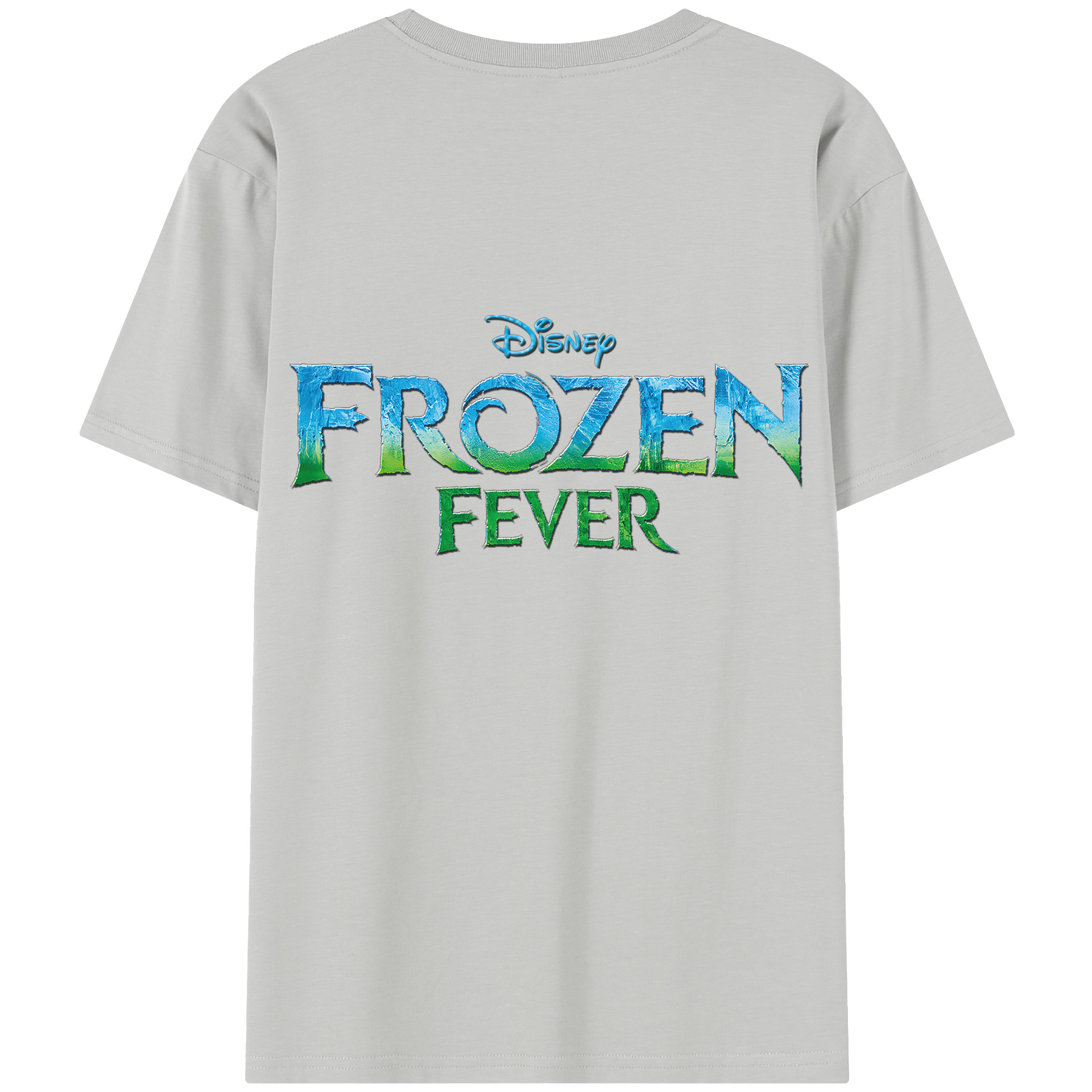 （画像用） アナと雪の女王 アンナ エルサ Frozen Anna Elsa 綿100％半袖Tシャツ（背面プリント）