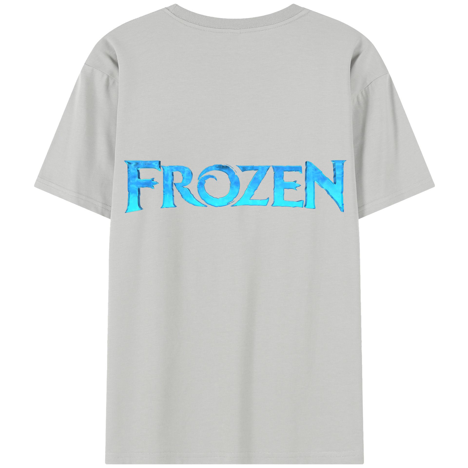 （画像用） アナと雪の女王 アンナ エルサ Frozen Anna Elsa 綿100％半袖Tシャツ（背面プリント）