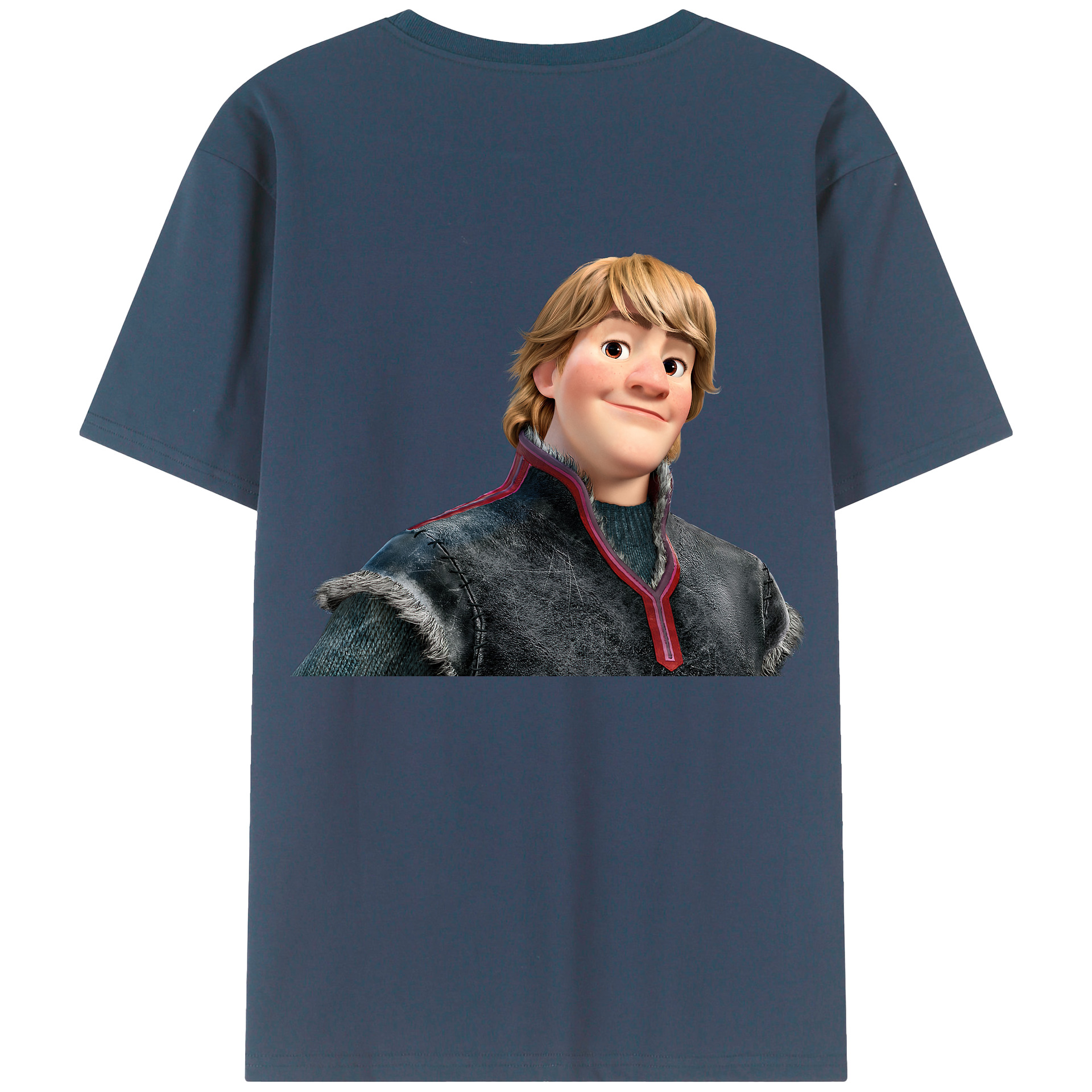 （画像用） アナと雪の女王 アンナ エルサ Frozen Anna Elsa 綿100％半袖Tシャツ（背面プリント）