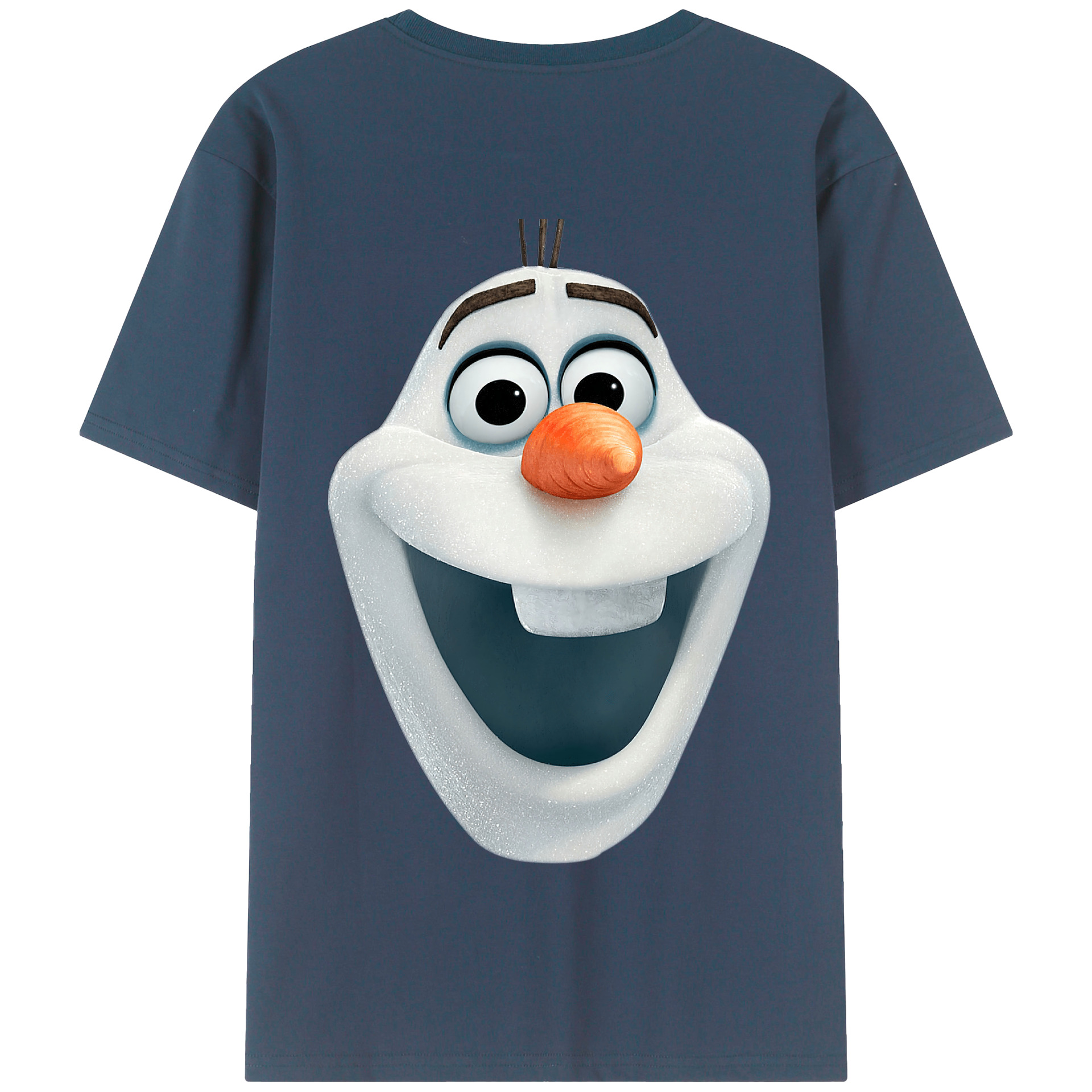 （画像用） アナと雪の女王 アンナ エルサ Frozen Anna Elsa 綿100％半袖Tシャツ（背面プリント）