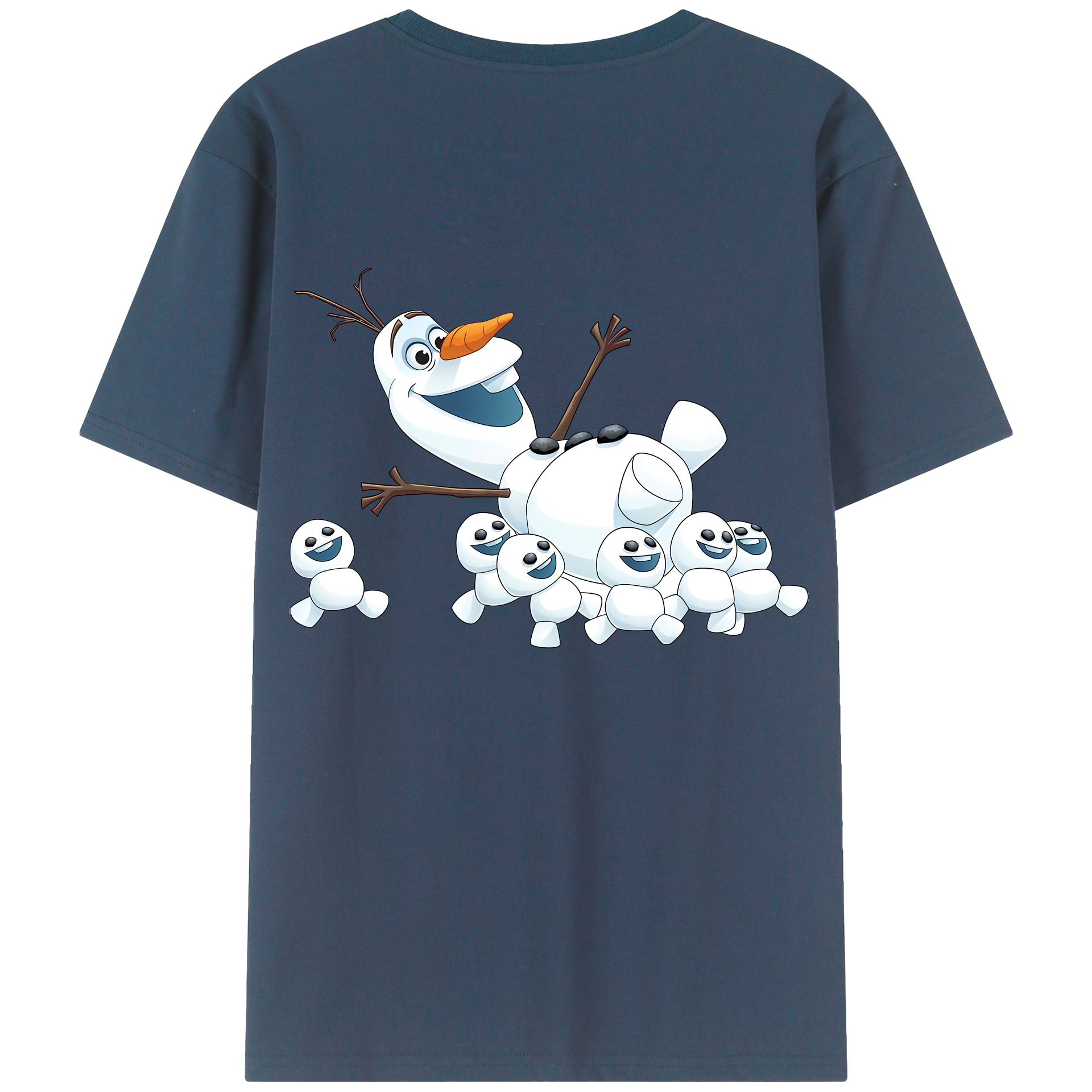 （画像用） アナと雪の女王 アンナ エルサ Frozen Anna Elsa 綿100％半袖Tシャツ（背面プリント）