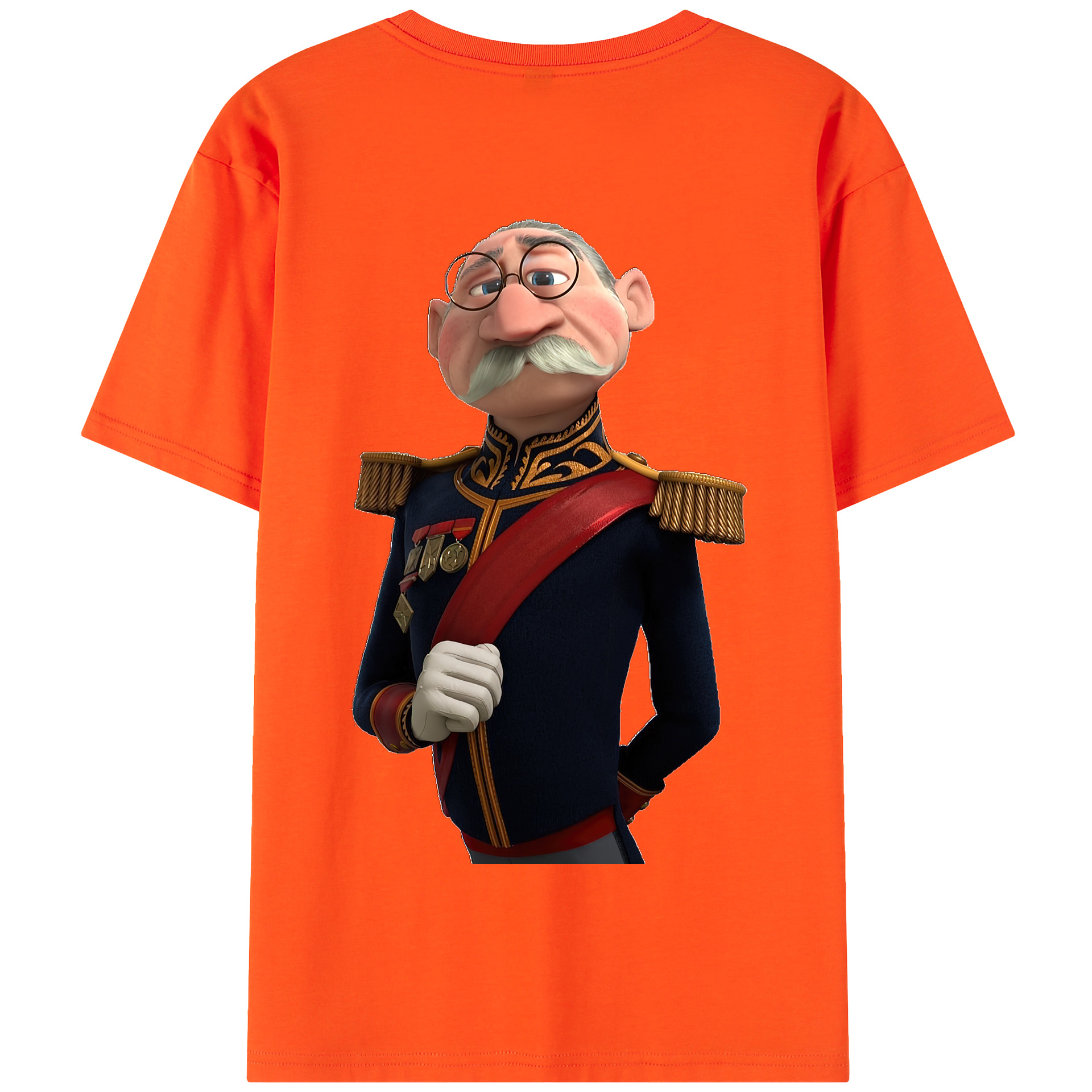 （画像用） アナと雪の女王 アンナ エルサ Frozen Anna Elsa 綿100％半袖Tシャツ（背面プリント）
