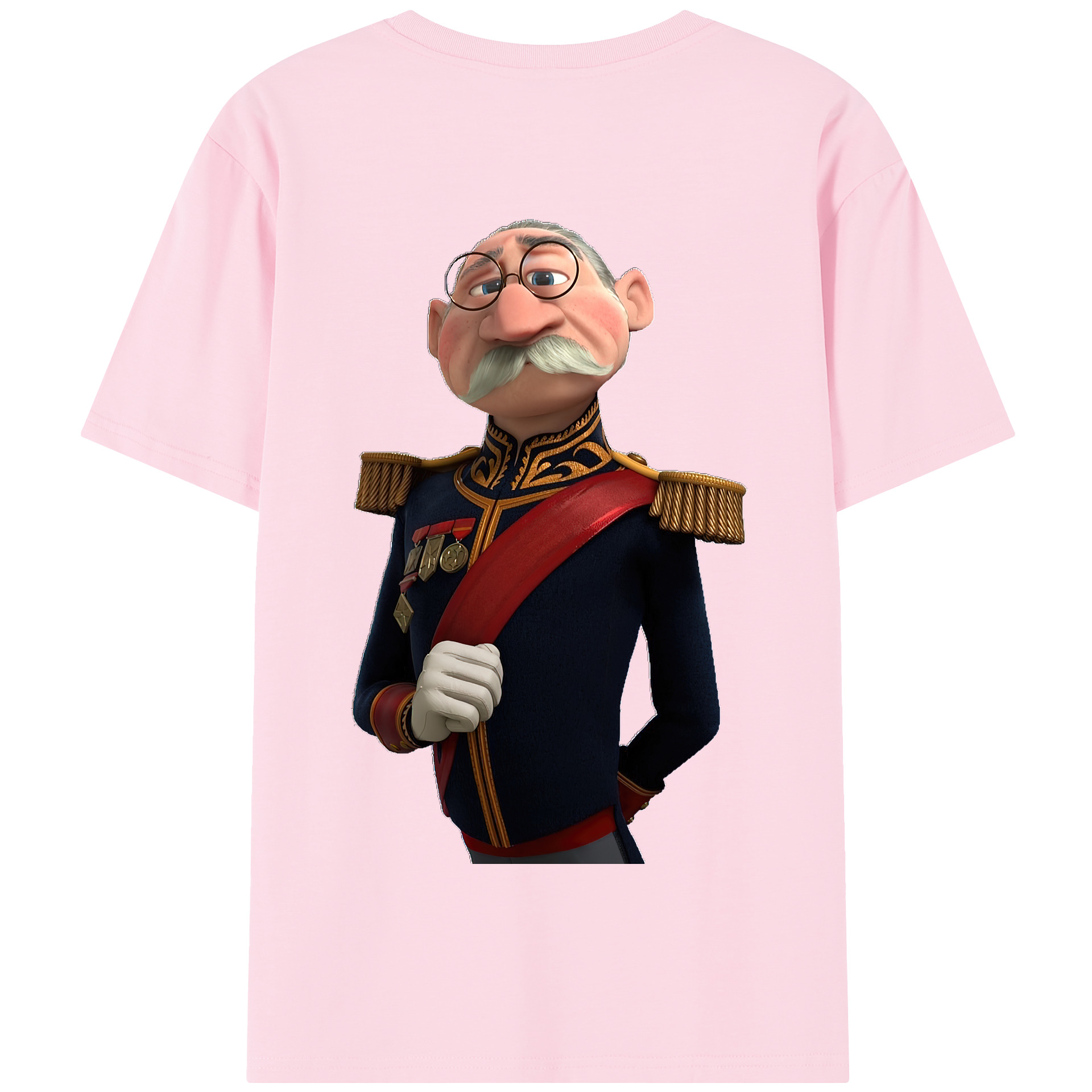 （画像用） アナと雪の女王 アンナ エルサ Frozen Anna Elsa 綿100％半袖Tシャツ（背面プリント）