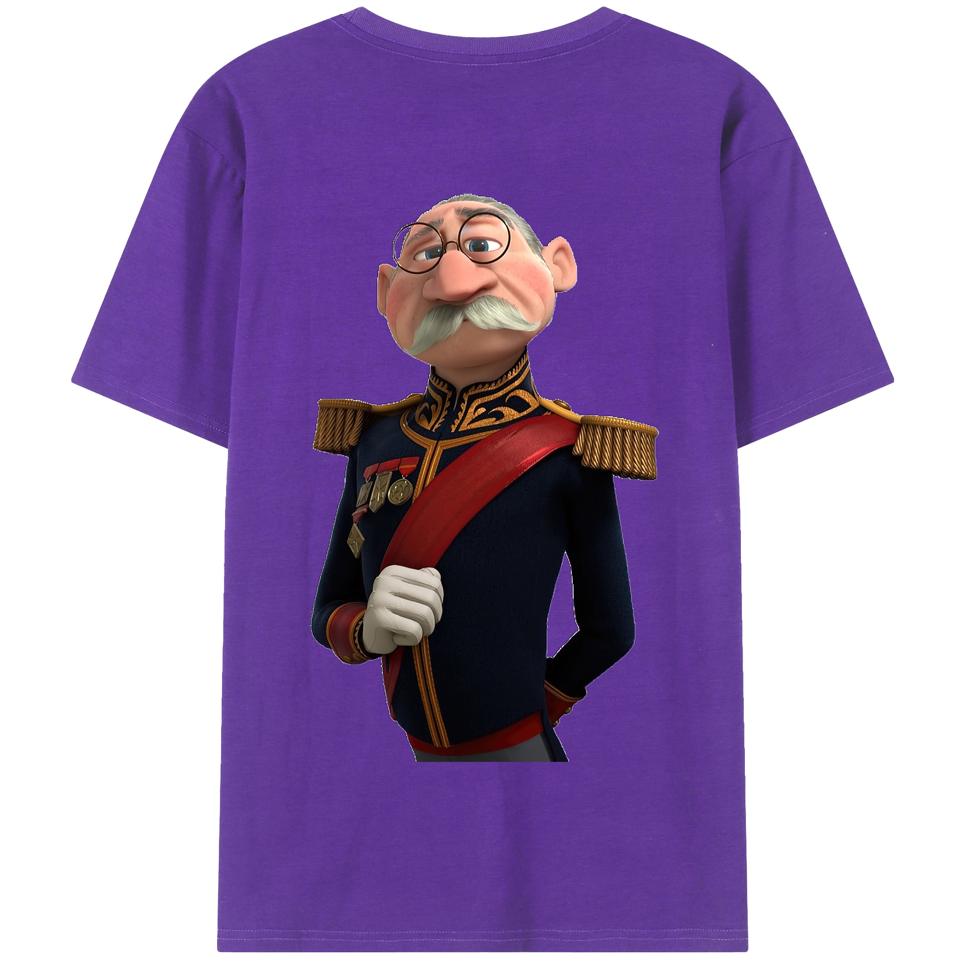 （画像用） アナと雪の女王 アンナ エルサ Frozen Anna Elsa 綿100％半袖Tシャツ（背面プリント）