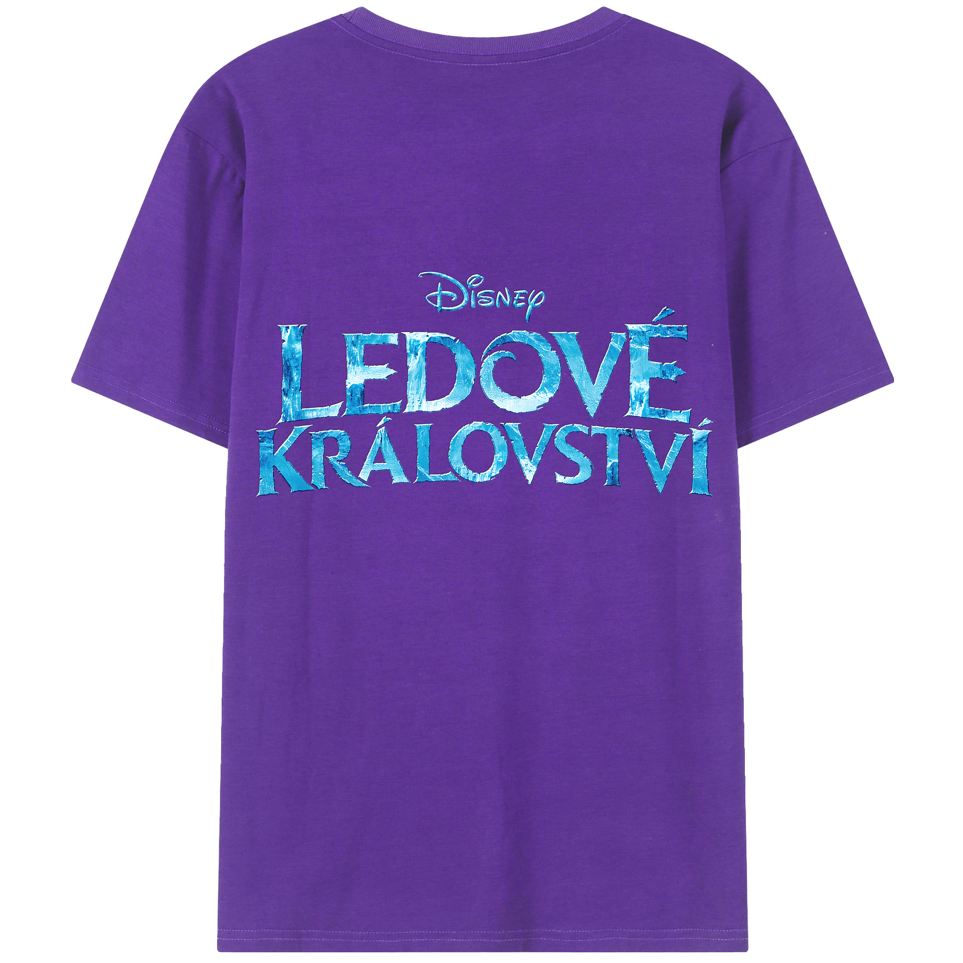 （画像用） アナと雪の女王 アンナ エルサ Frozen Anna Elsa 綿100％半袖Tシャツ（背面プリント）