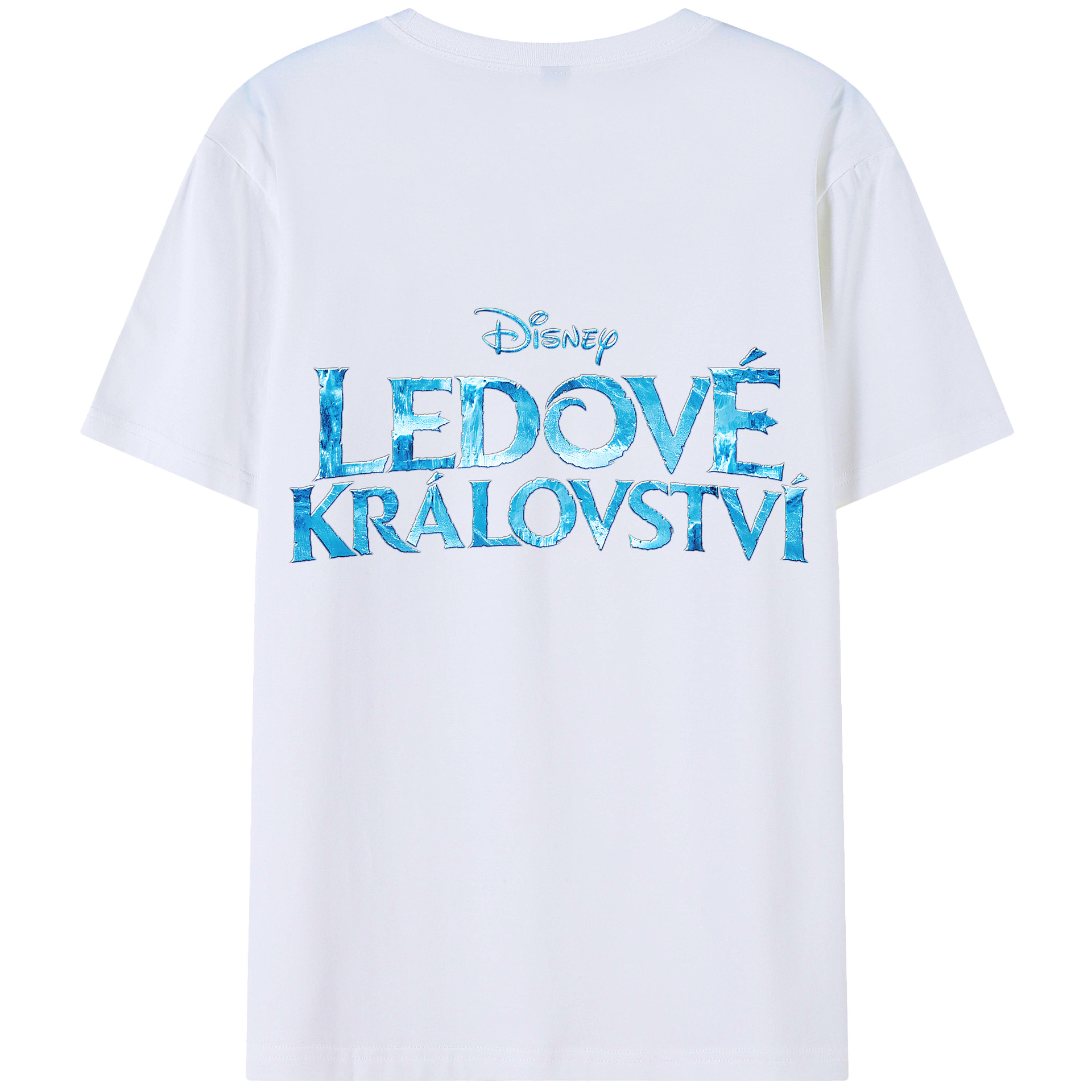 （画像用） アナと雪の女王 アンナ エルサ Frozen Anna Elsa 綿100％半袖Tシャツ（背面プリント）