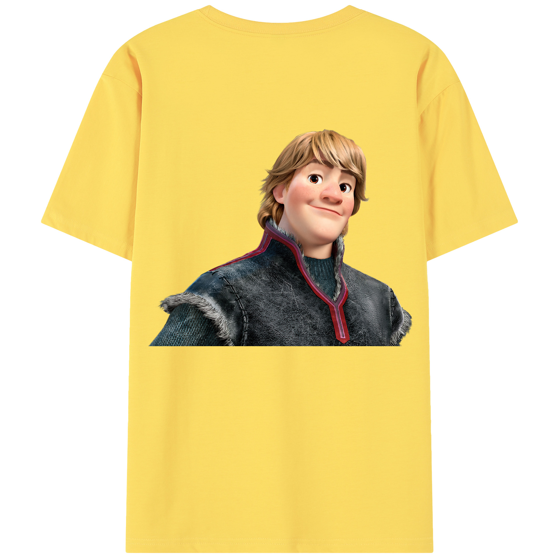 （画像用） アナと雪の女王 アンナ エルサ Frozen Anna Elsa 綿100％半袖Tシャツ（背面プリント）