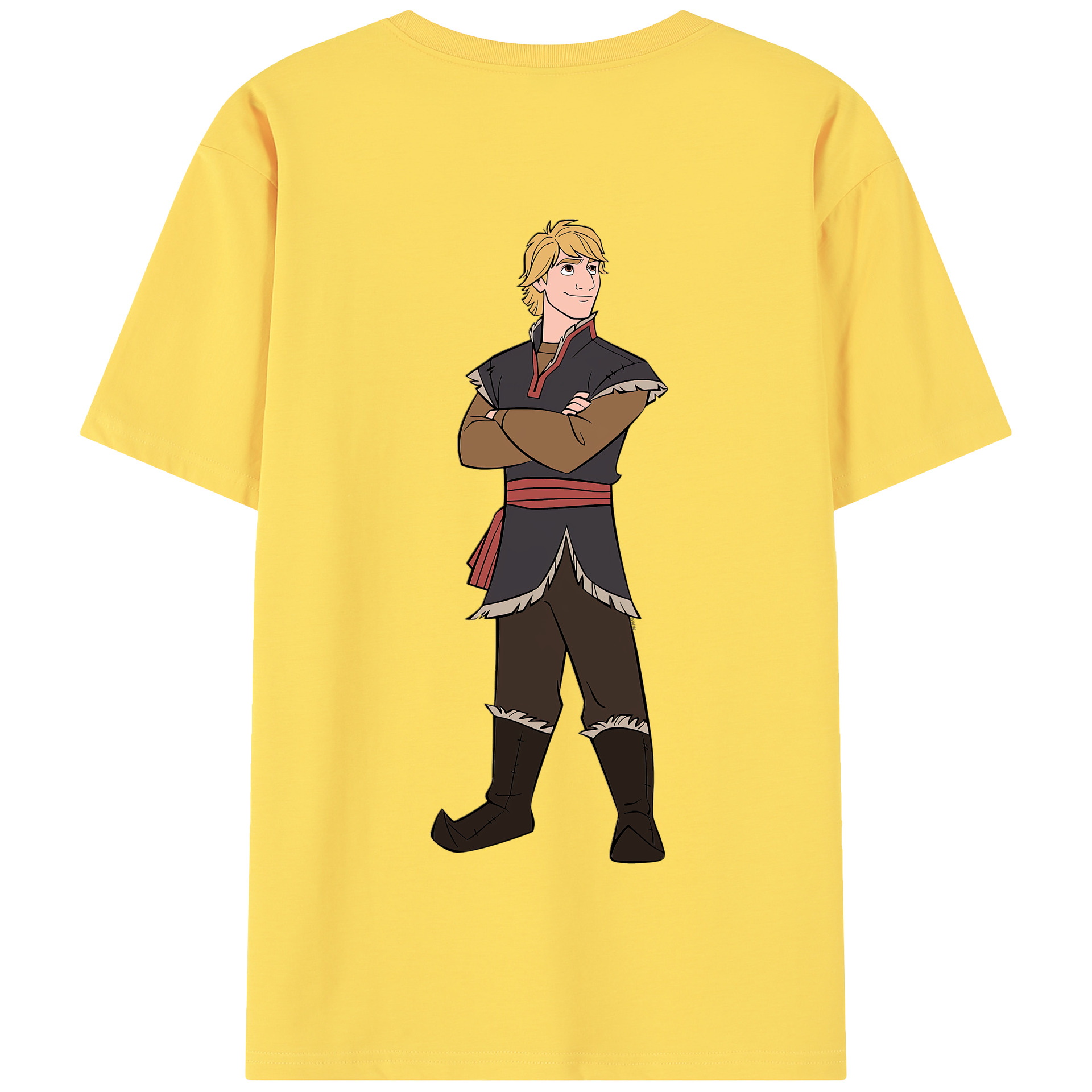 （画像用） アナと雪の女王 アンナ エルサ Frozen Anna Elsa 綿100％半袖Tシャツ（背面プリント）
