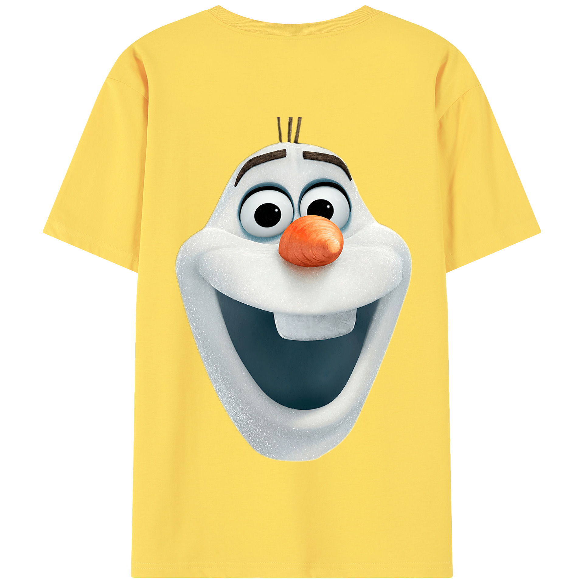 （画像用） アナと雪の女王 アンナ エルサ Frozen Anna Elsa 綿100％半袖Tシャツ（背面プリント）
