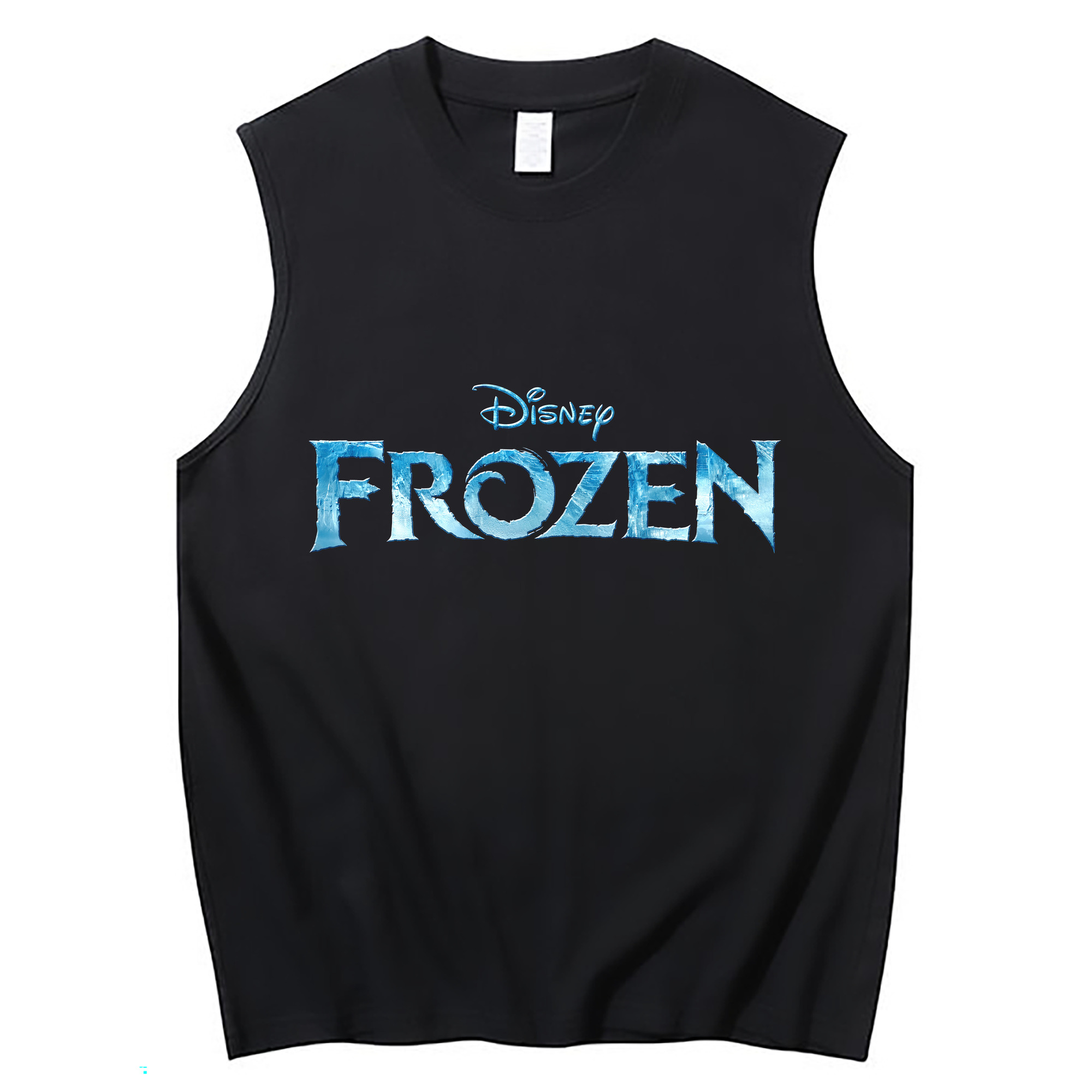 （画像用） アナと雪の女王 アンナ エルサ Frozen Anna Elsa コットン100％タンクトップ（フロントプリント）