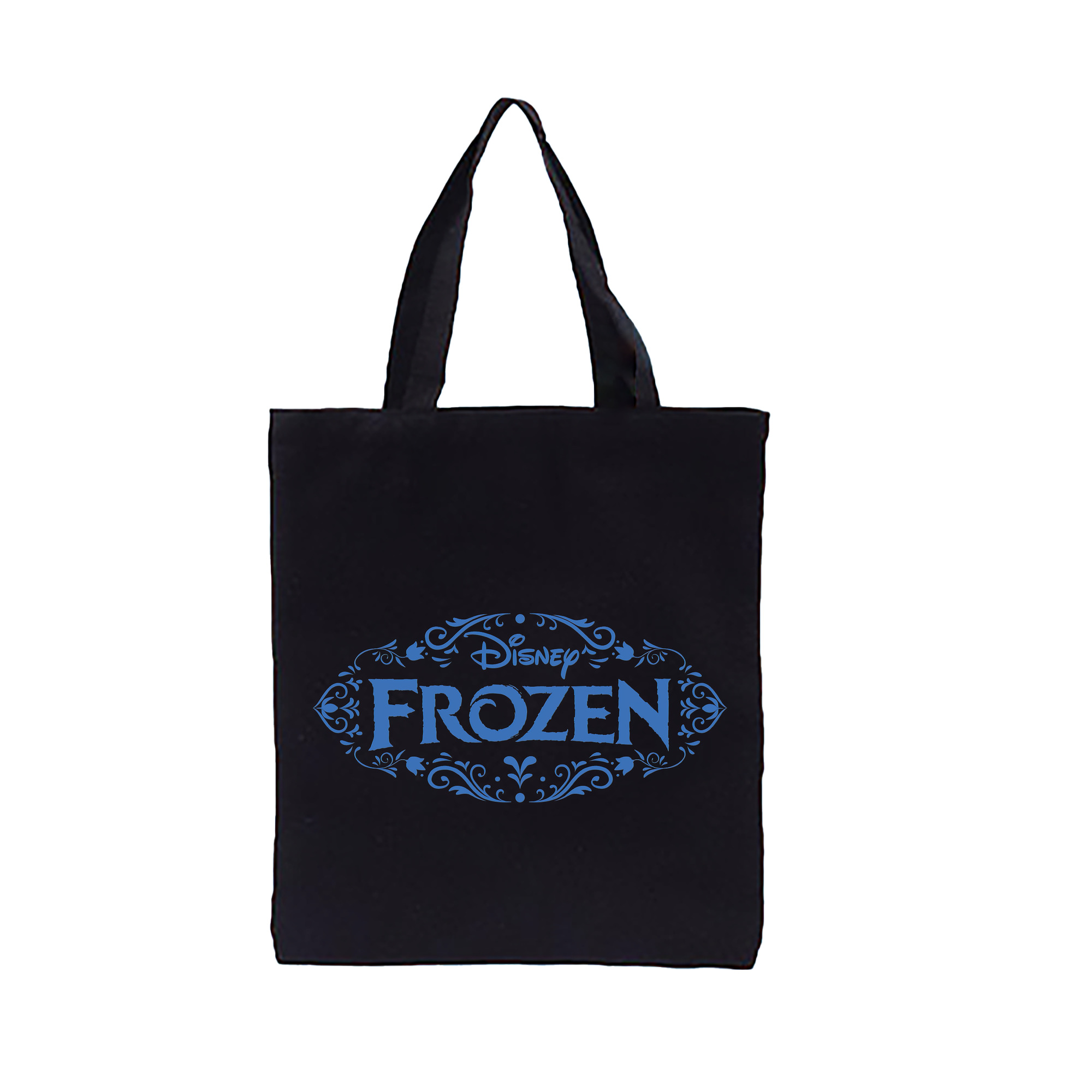（画像用） アナと雪の女王 アンナ エルサ Frozen Anna Elsa 縦型キャンバス生地手提げバッグ　トートバッグ