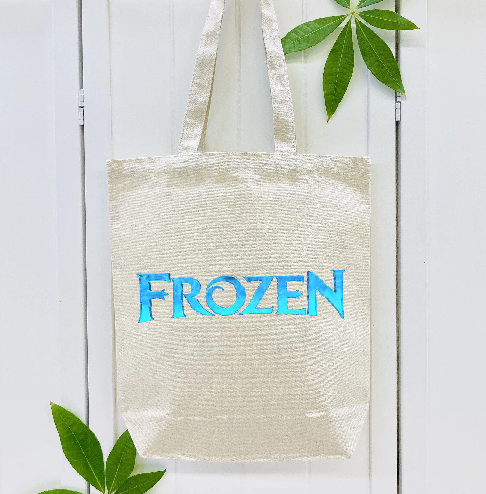 アナと雪の女王 アンナ エルサ Frozen Anna Elsa 縦型キャンバス生地手提げバッグ　トートバッグ