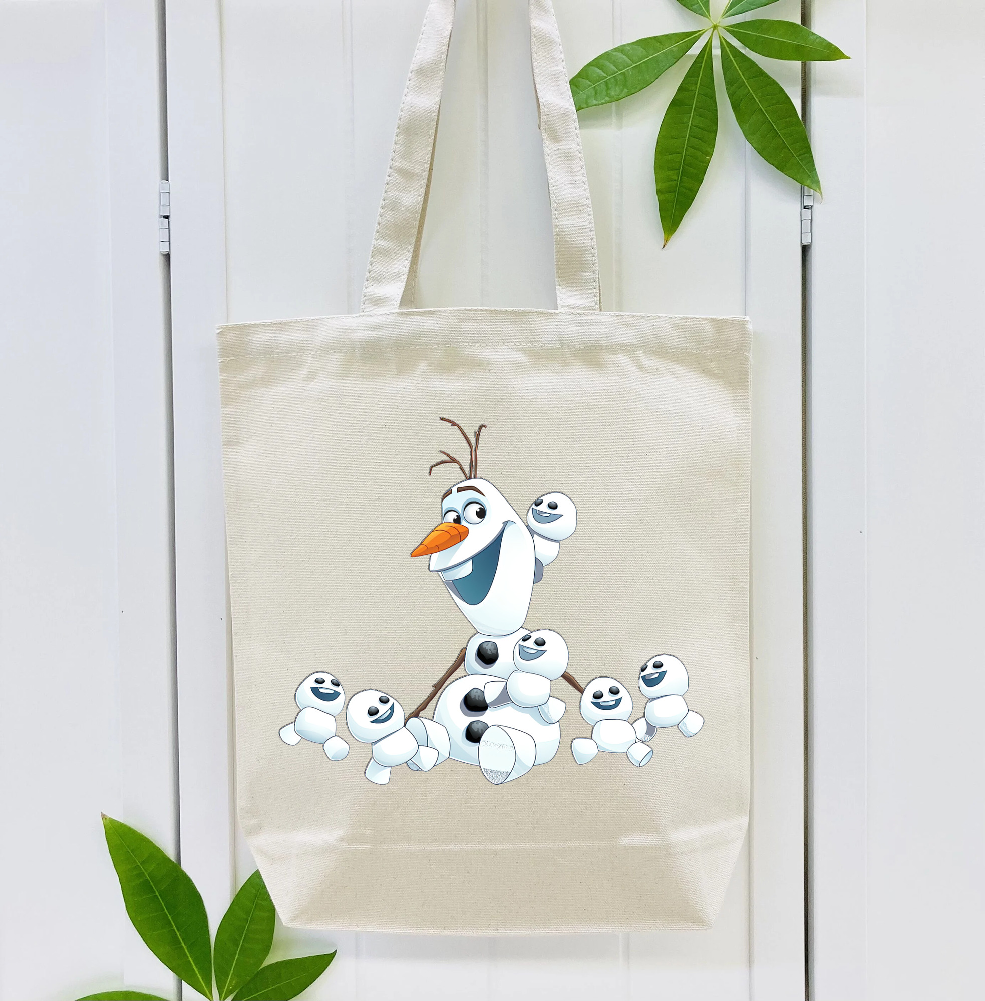 アナと雪の女王 アンナ エルサ Frozen Anna Elsa 縦型キャンバス生地手提げバッグ　トートバッグ