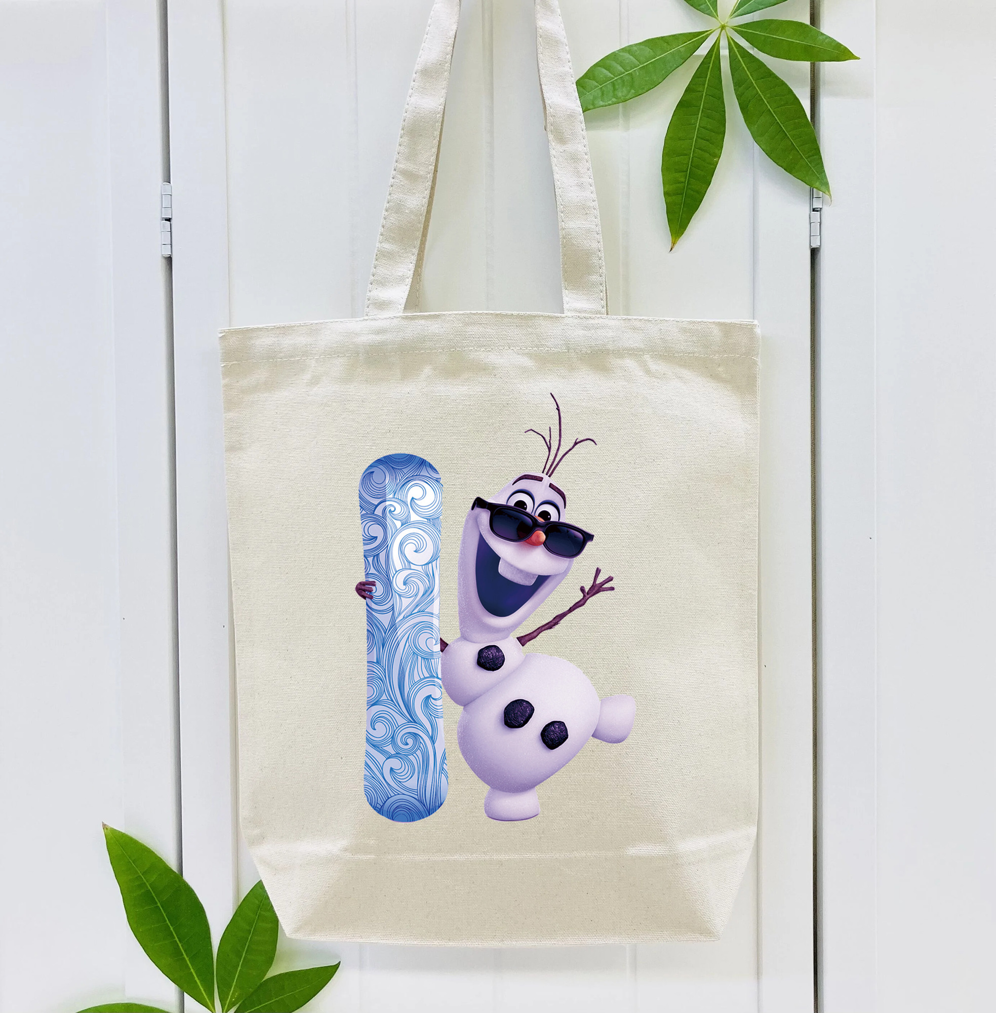 アナと雪の女王 アンナ エルサ Frozen Anna Elsa 縦型キャンバス生地手提げバッグ　トートバッグ
