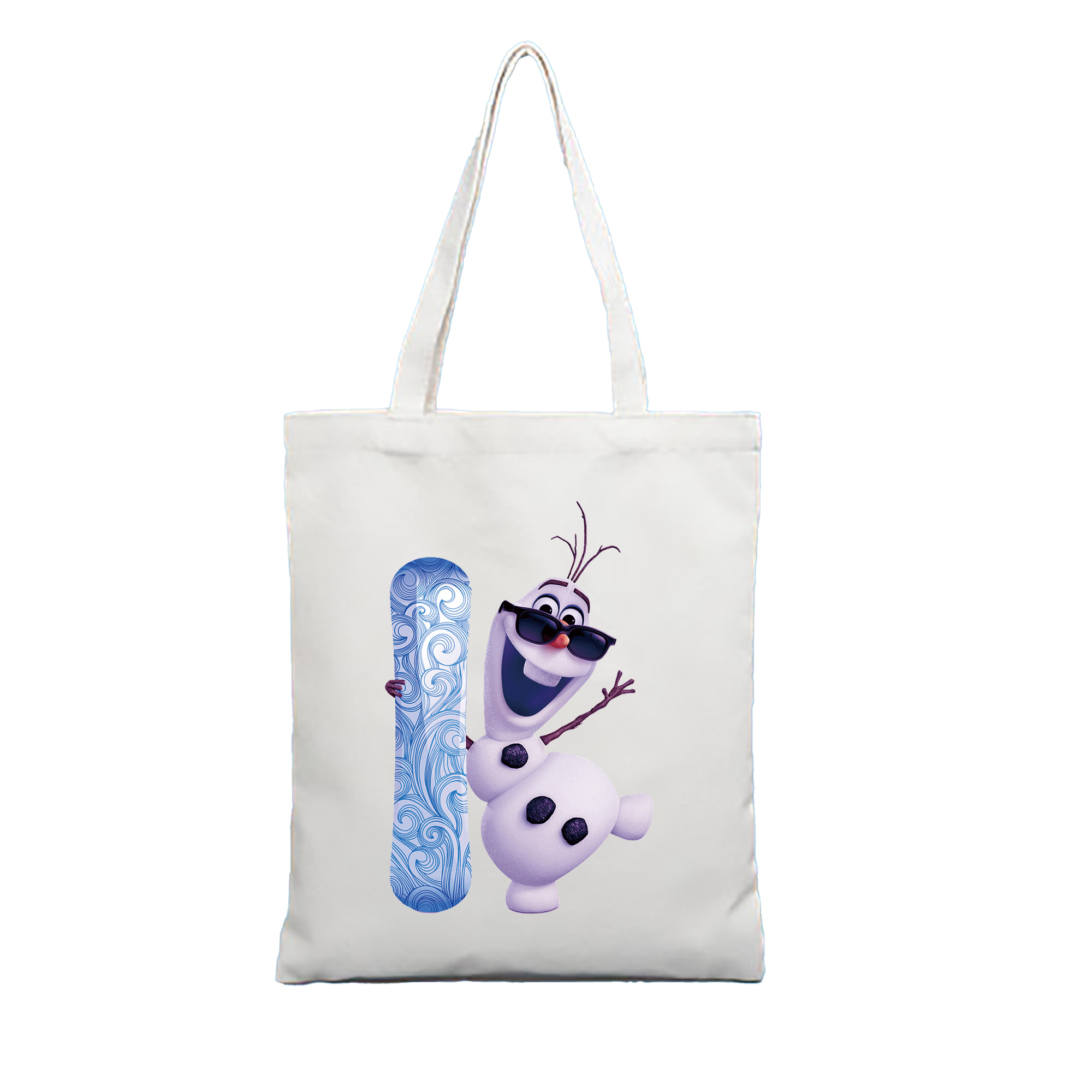 （画像用） アナと雪の女王 アンナ エルサ Frozen Anna Elsa 縦型キャンバス生地手提げバッグ　トートバッグ