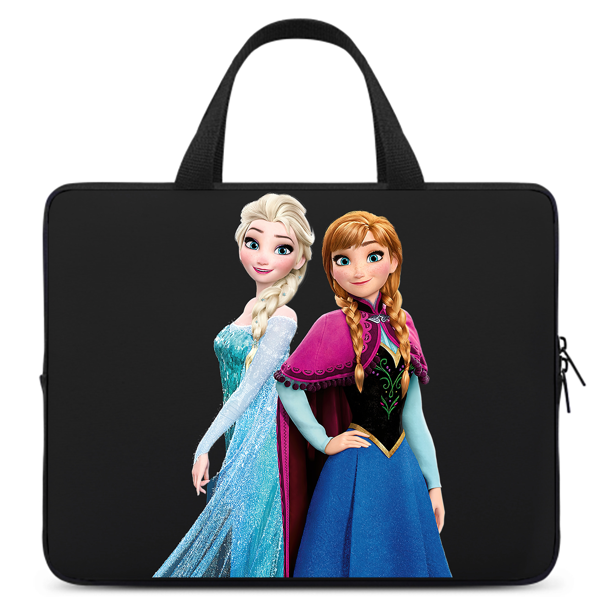 （画像用） アナと雪の女王 アンナ エルサ Frozen Anna Elsa 手提げノートパソコンバッグ