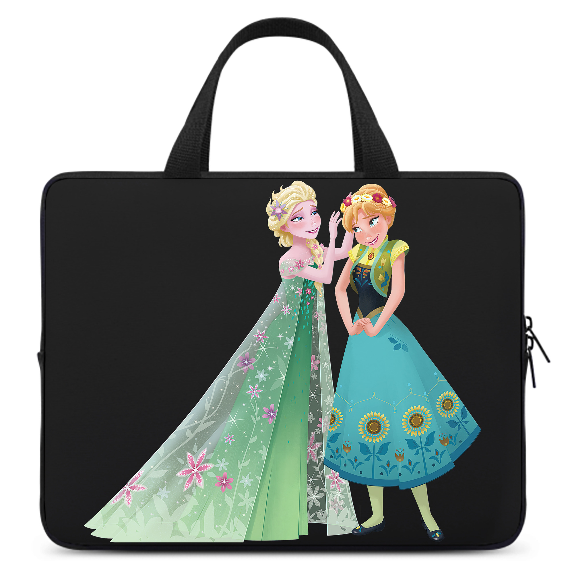 （画像用） アナと雪の女王 アンナ エルサ Frozen Anna Elsa 手提げノートパソコンバッグ