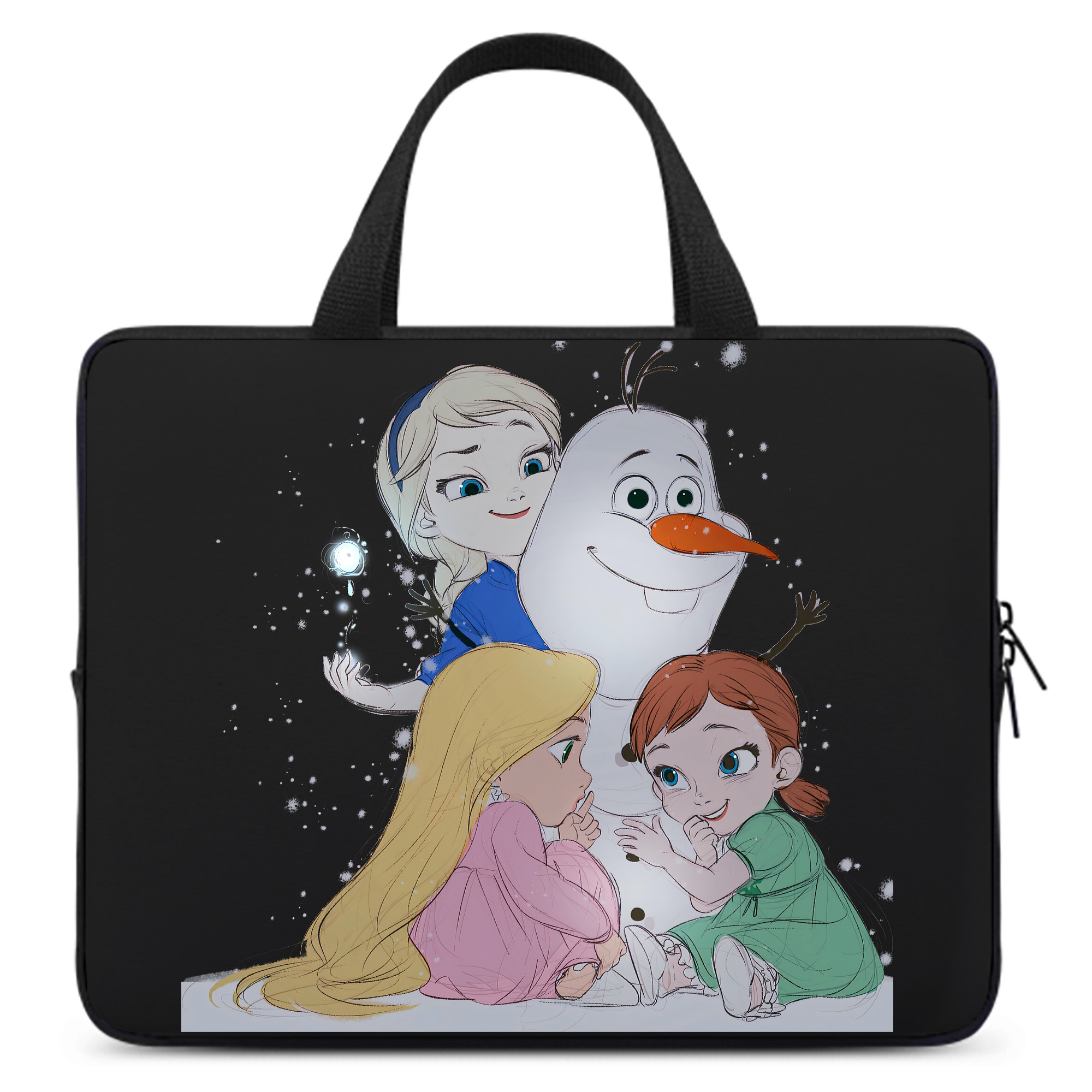 （画像用） アナと雪の女王 アンナ エルサ Frozen Anna Elsa 手提げノートパソコンバッグ