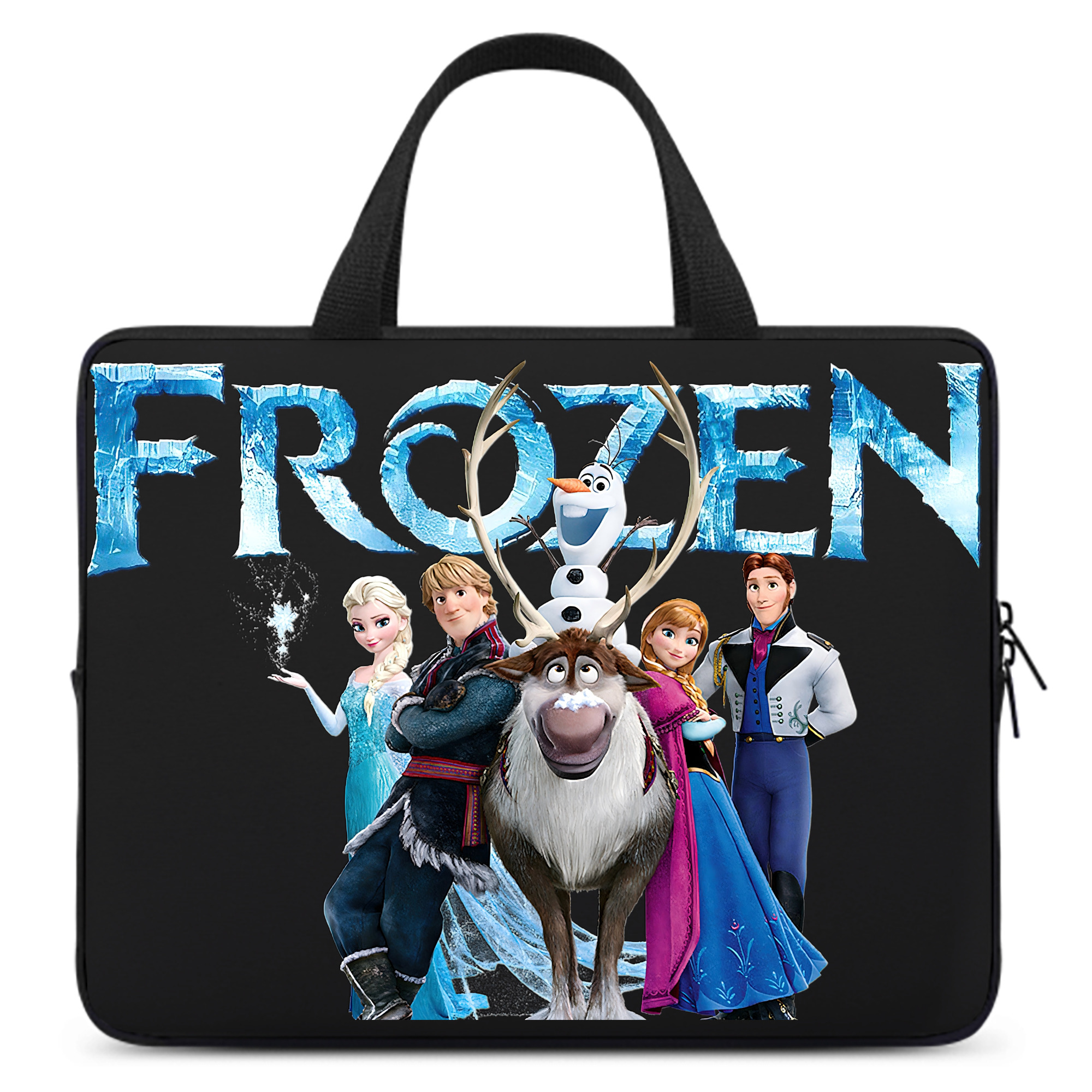 （画像用） アナと雪の女王 アンナ エルサ Frozen Anna Elsa 手提げノートパソコンバッグ