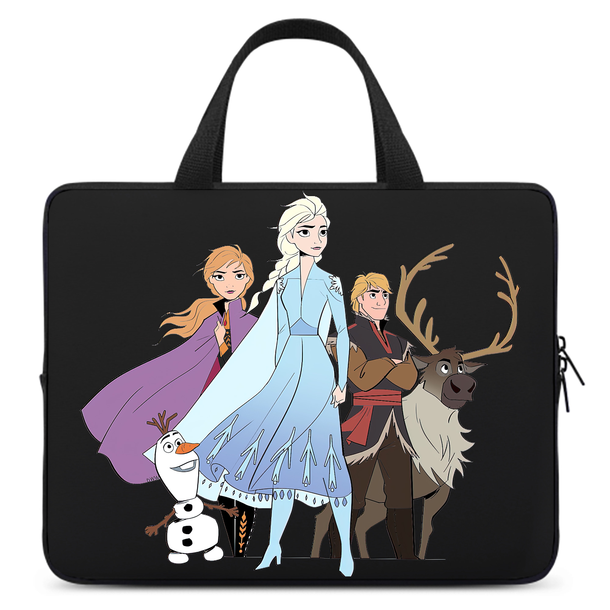 （画像用） アナと雪の女王 アンナ エルサ Frozen Anna Elsa 手提げノートパソコンバッグ