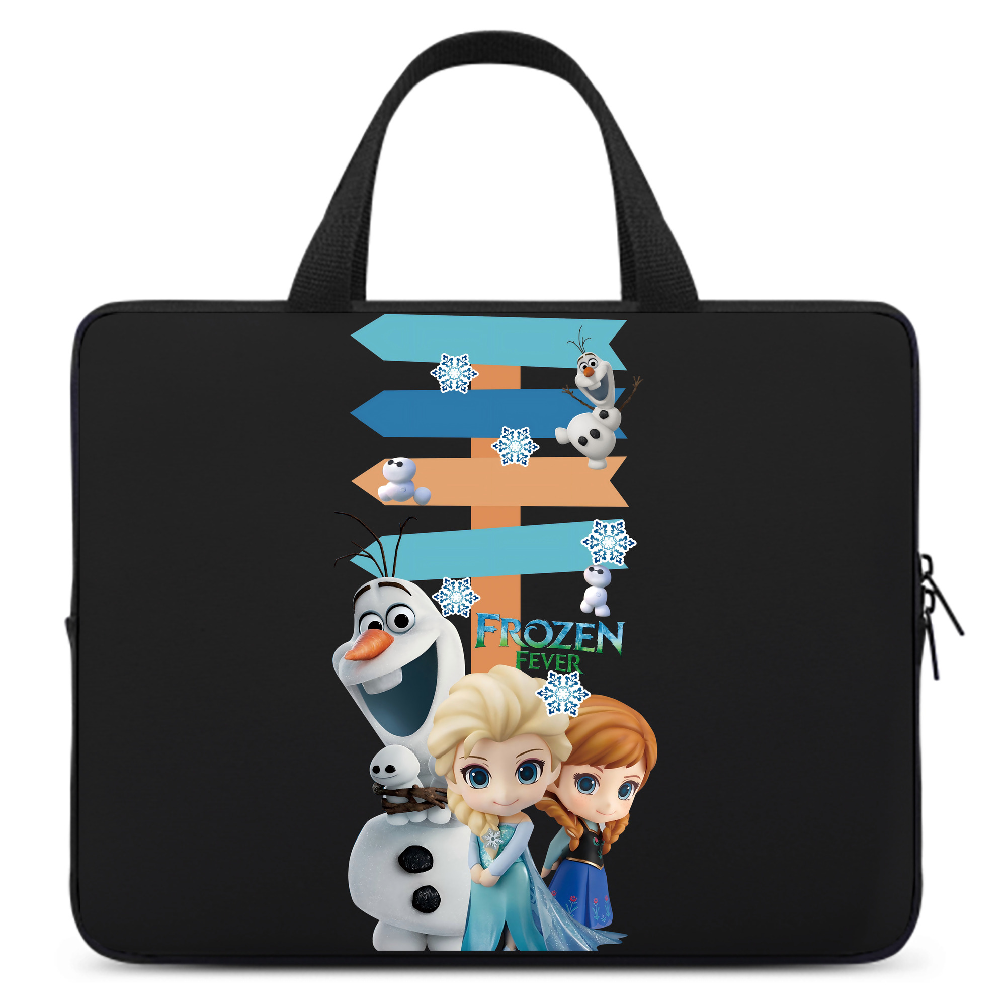 （画像用） アナと雪の女王 アンナ エルサ Frozen Anna Elsa 手提げノートパソコンバッグ