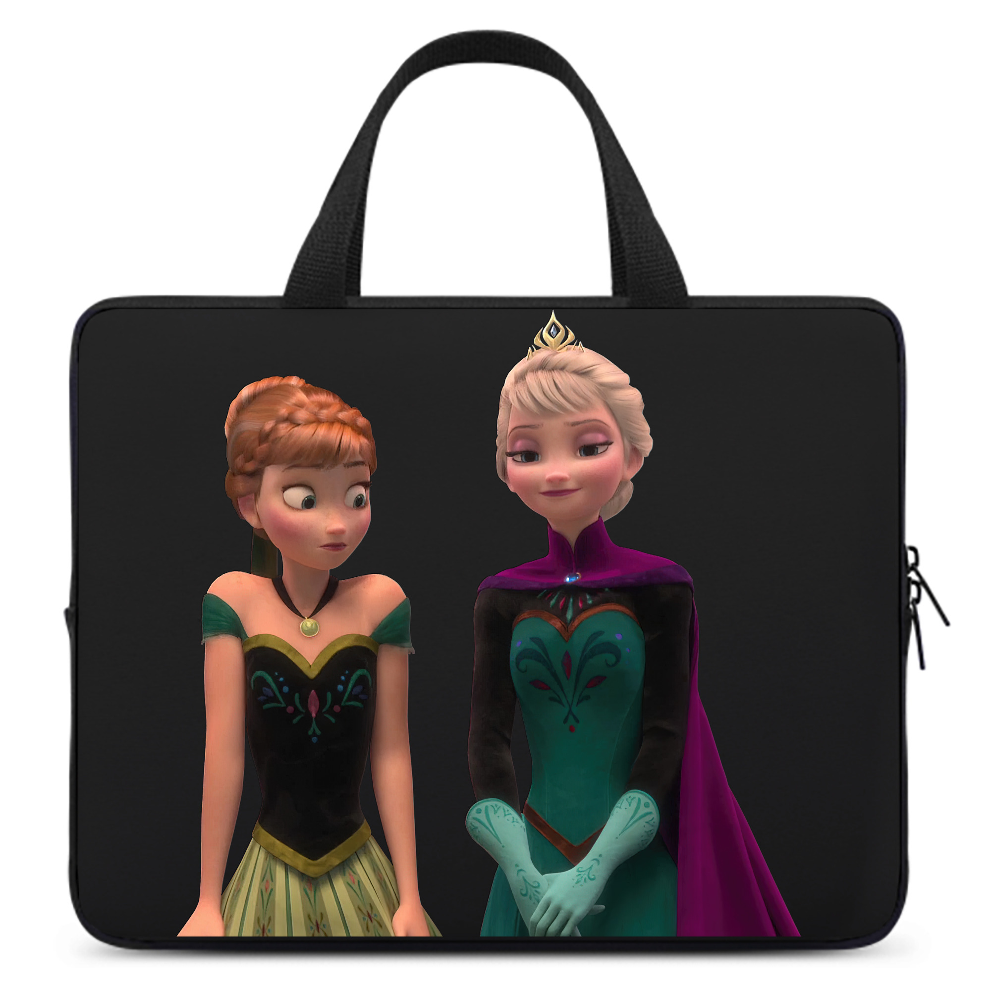 （画像用） アナと雪の女王 アンナ エルサ Frozen Anna Elsa 手提げノートパソコンバッグ