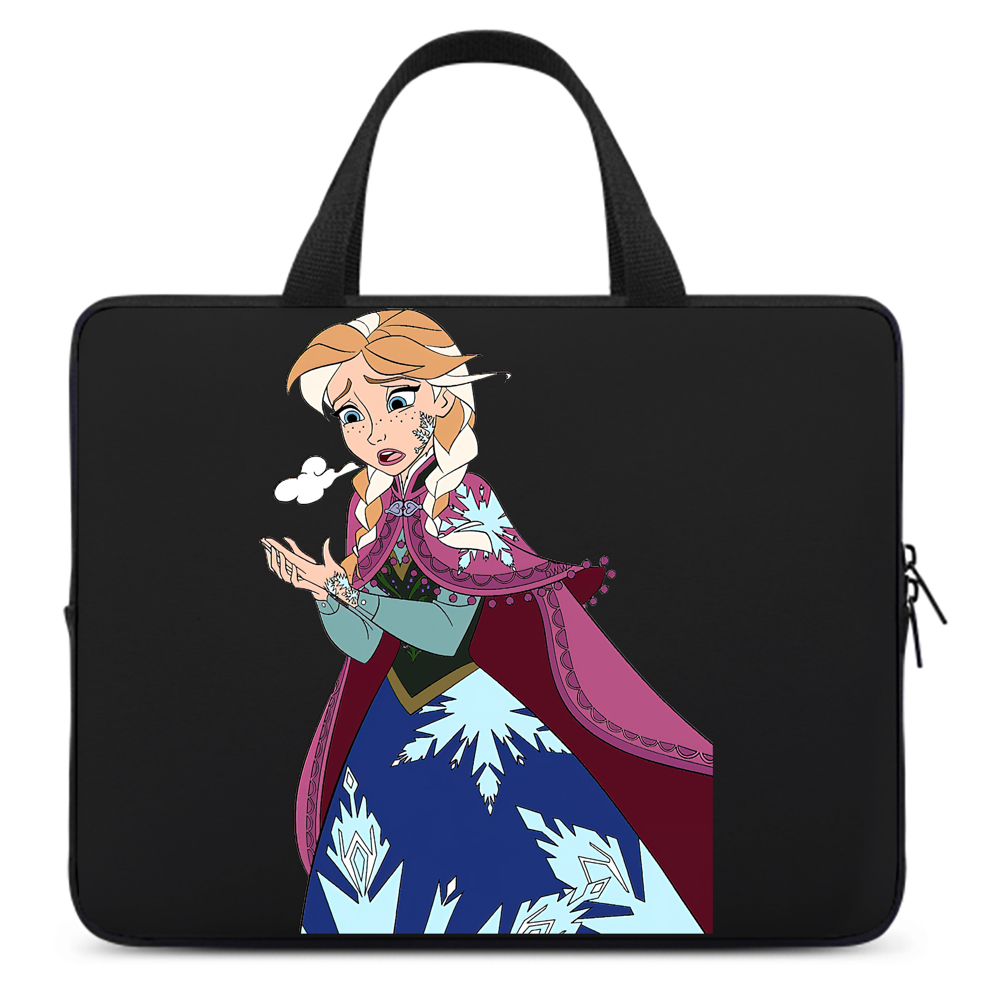 （画像用） アナと雪の女王 アンナ エルサ Frozen Anna Elsa 手提げノートパソコンバッグ