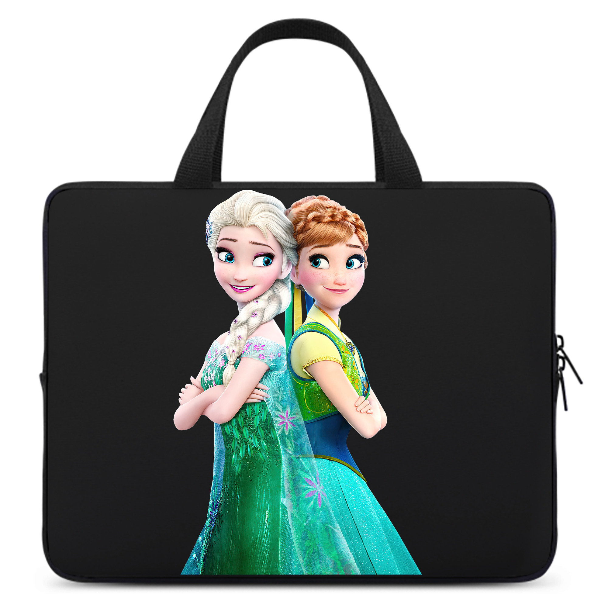 （画像用） アナと雪の女王 アンナ エルサ Frozen Anna Elsa 手提げノートパソコンバッグ