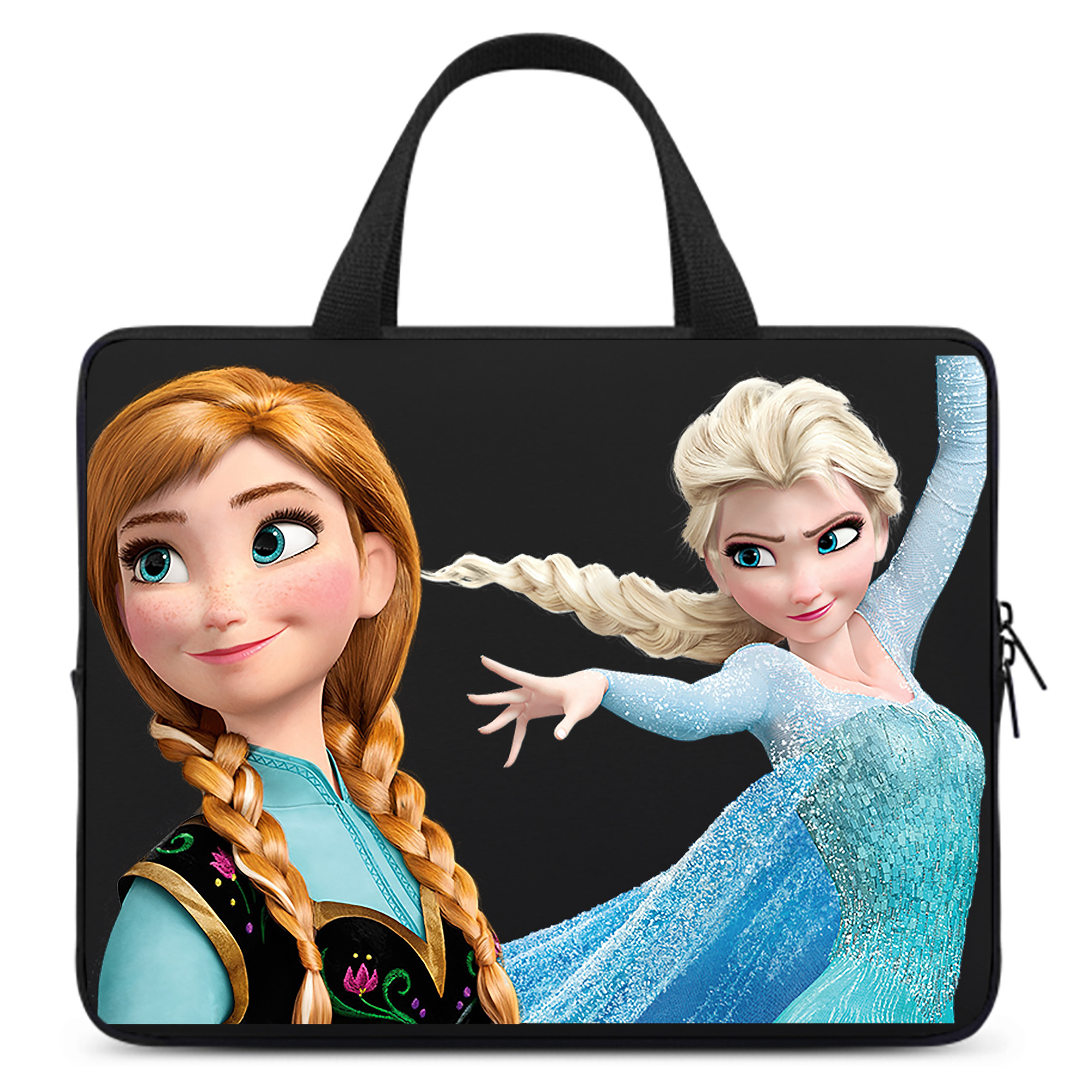 （画像用） アナと雪の女王 アンナ エルサ Frozen Anna Elsa 手提げノートパソコンバッグ