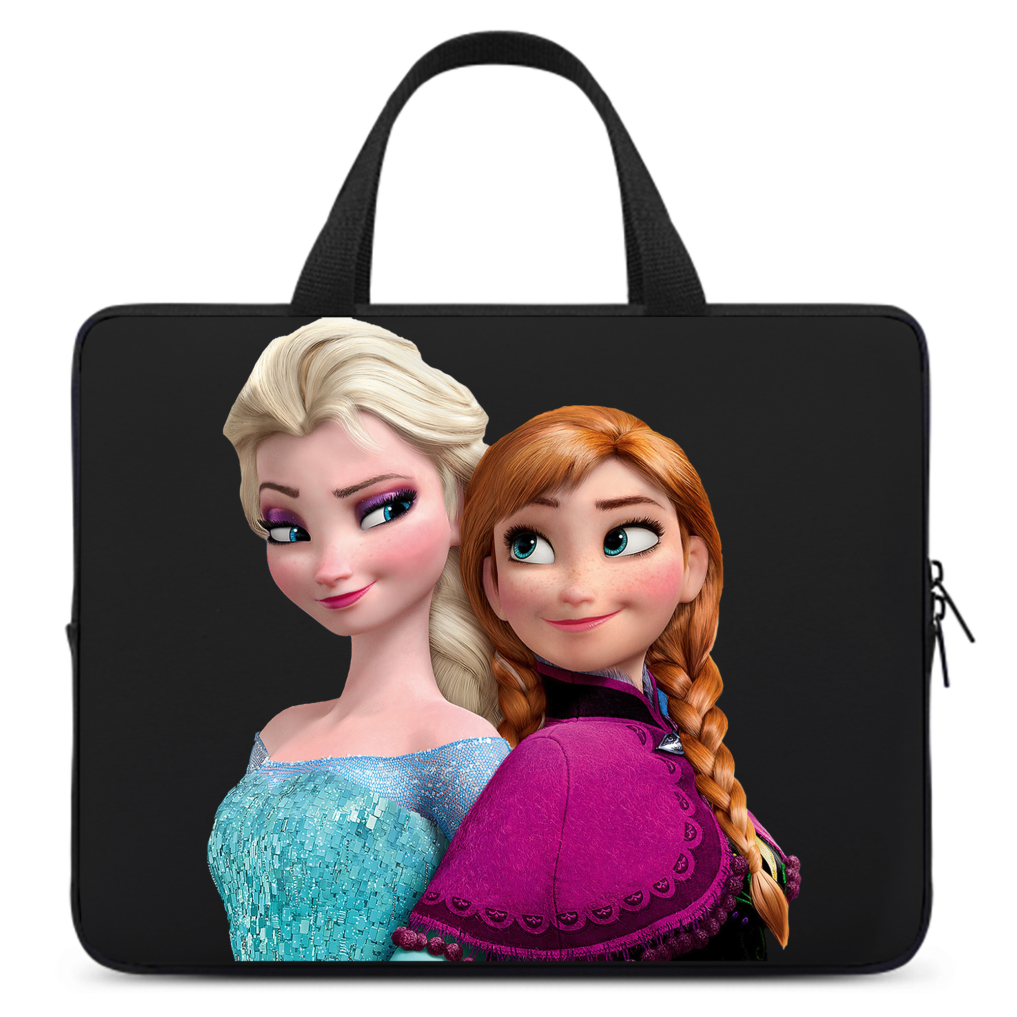 （画像用） アナと雪の女王 アンナ エルサ Frozen Anna Elsa 手提げノートパソコンバッグ