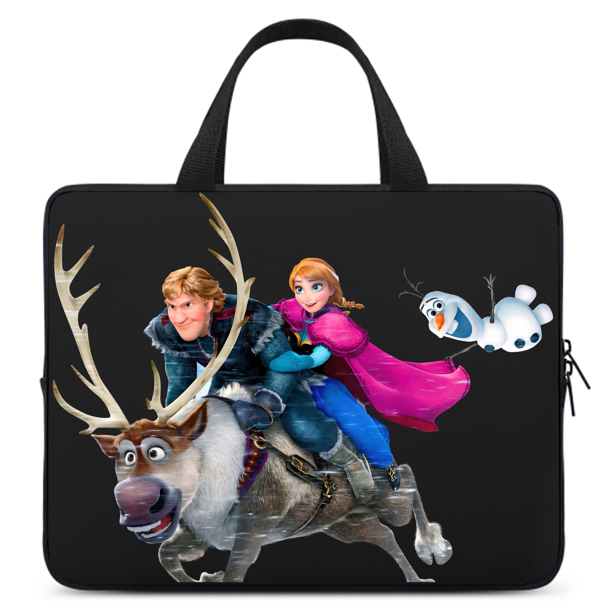 （画像用） アナと雪の女王 アンナ エルサ Frozen Anna Elsa 手提げノートパソコンバッグ