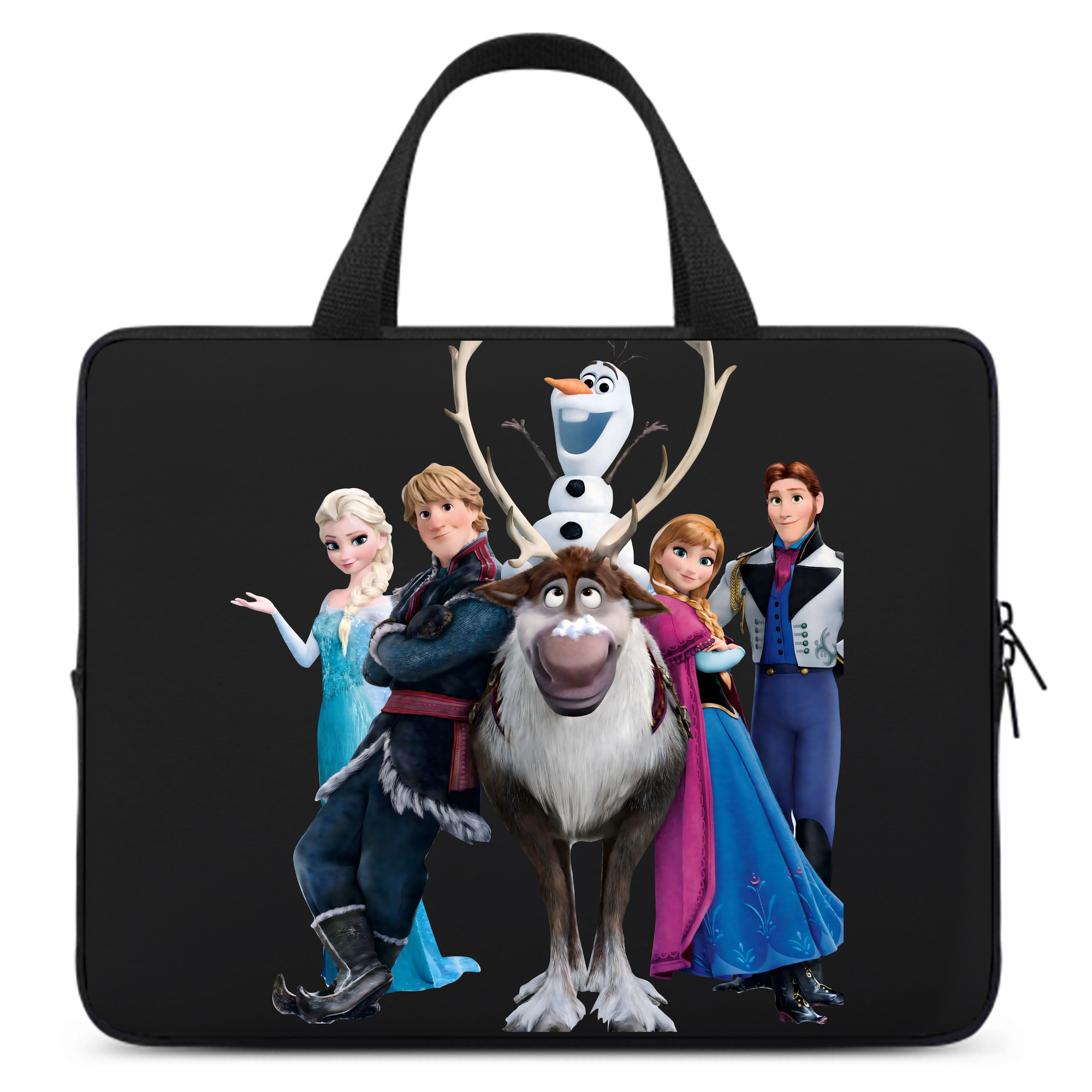 （画像用） アナと雪の女王 アンナ エルサ Frozen Anna Elsa 手提げノートパソコンバッグ