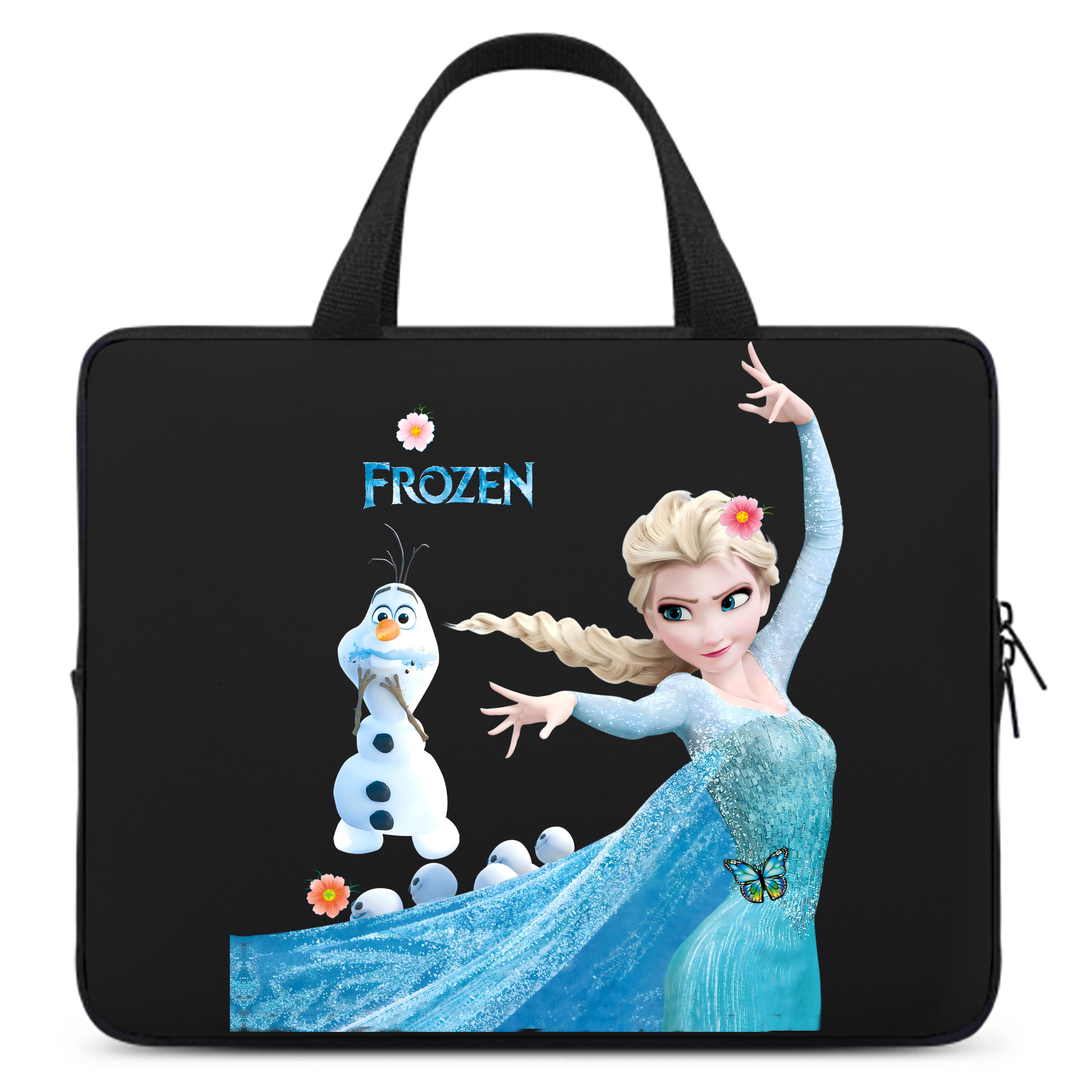 （画像用） アナと雪の女王 アンナ エルサ Frozen Anna Elsa 手提げノートパソコンバッグ