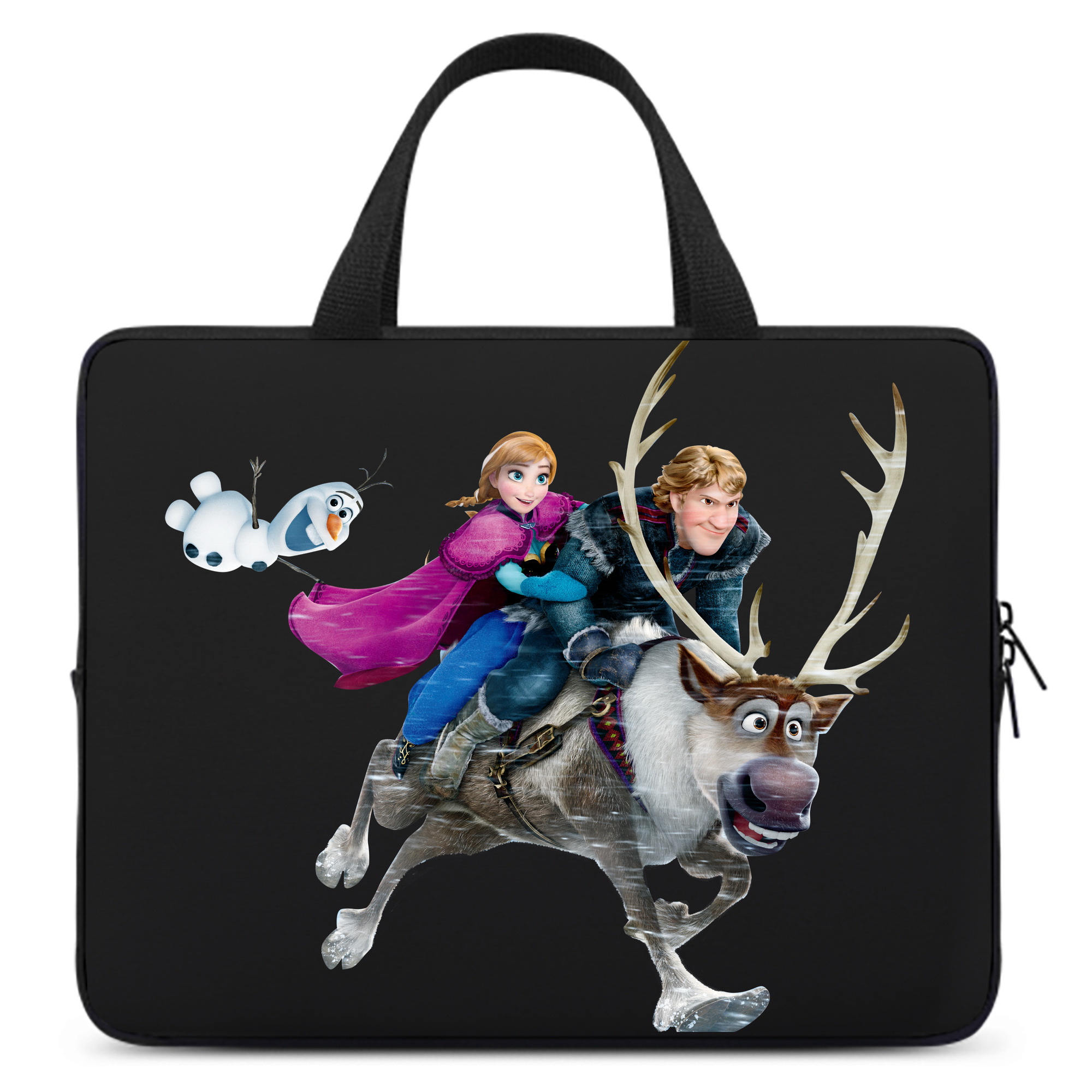 （画像用） アナと雪の女王 アンナ エルサ Frozen Anna Elsa 手提げノートパソコンバッグ