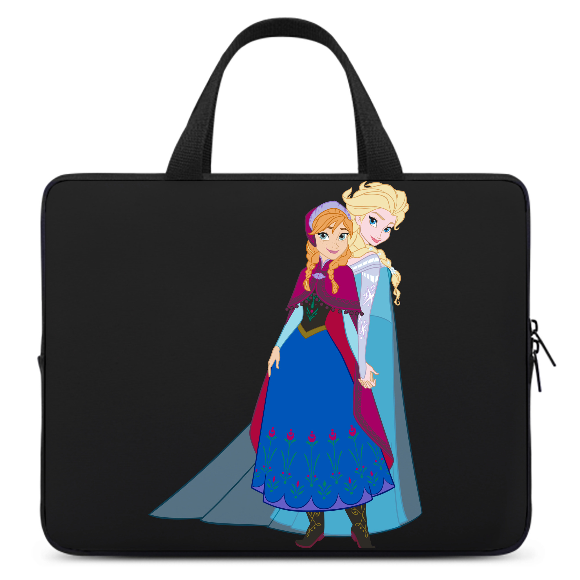 （画像用） アナと雪の女王 アンナ エルサ Frozen Anna Elsa 手提げノートパソコンバッグ