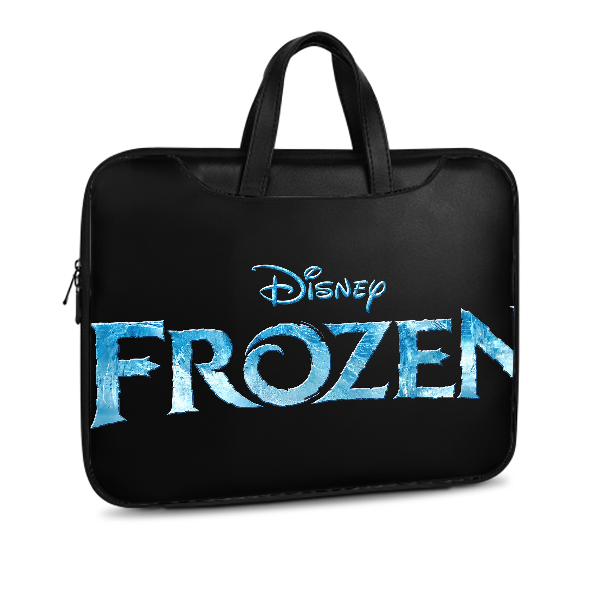 （画像用） アナと雪の女王 アンナ エルサ Frozen Anna Elsa レザーラップトップバッグ　ノートパソコンケース