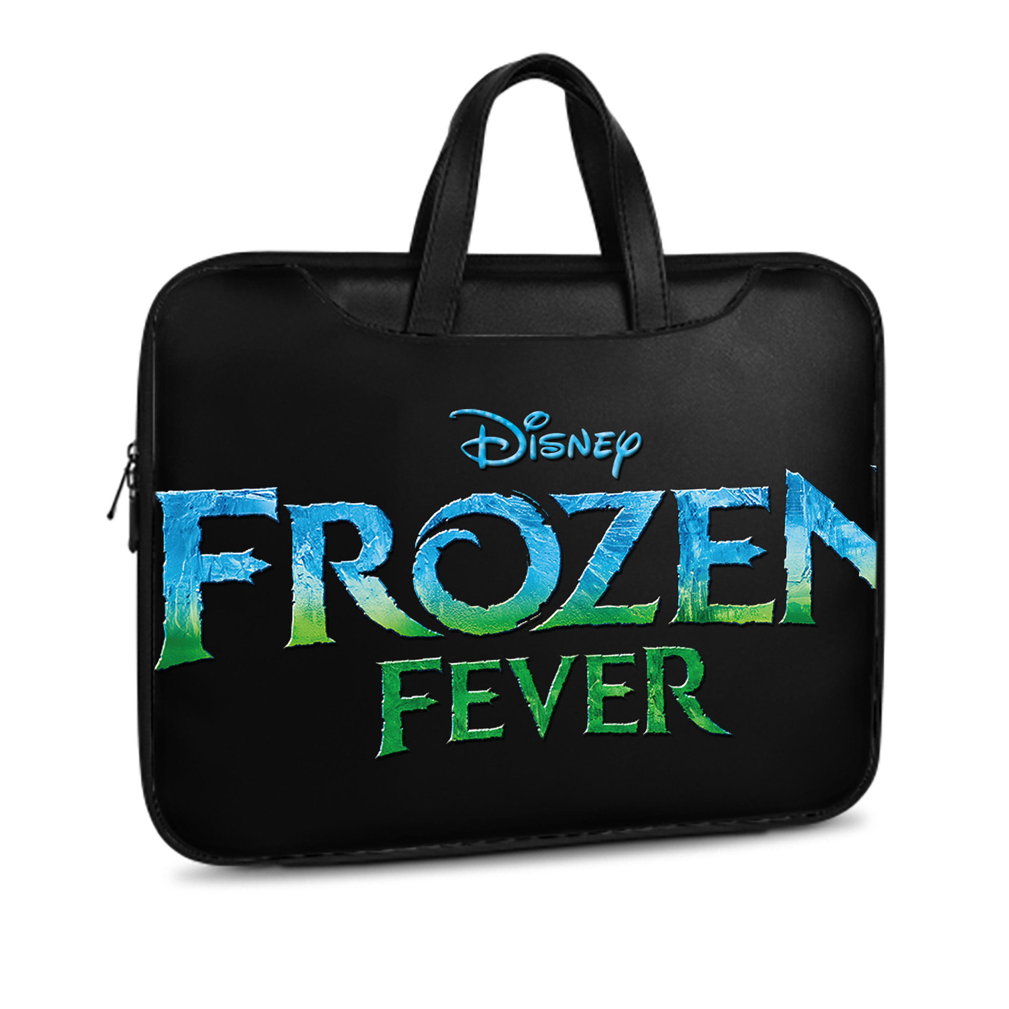 （画像用） アナと雪の女王 アンナ エルサ Frozen Anna Elsa レザーラップトップバッグ　ノートパソコンケース