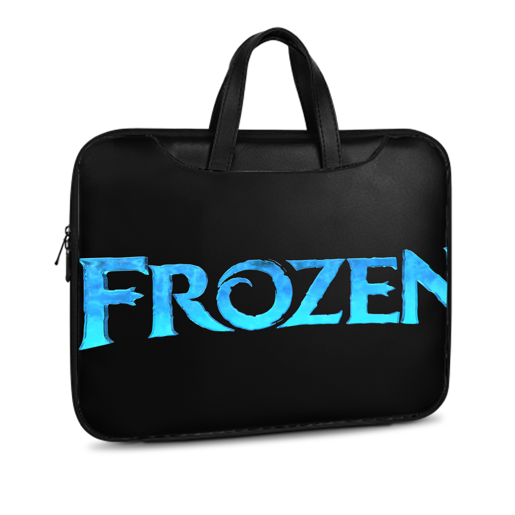 （画像用） アナと雪の女王 アンナ エルサ Frozen Anna Elsa レザーラップトップバッグ　ノートパソコンケース
