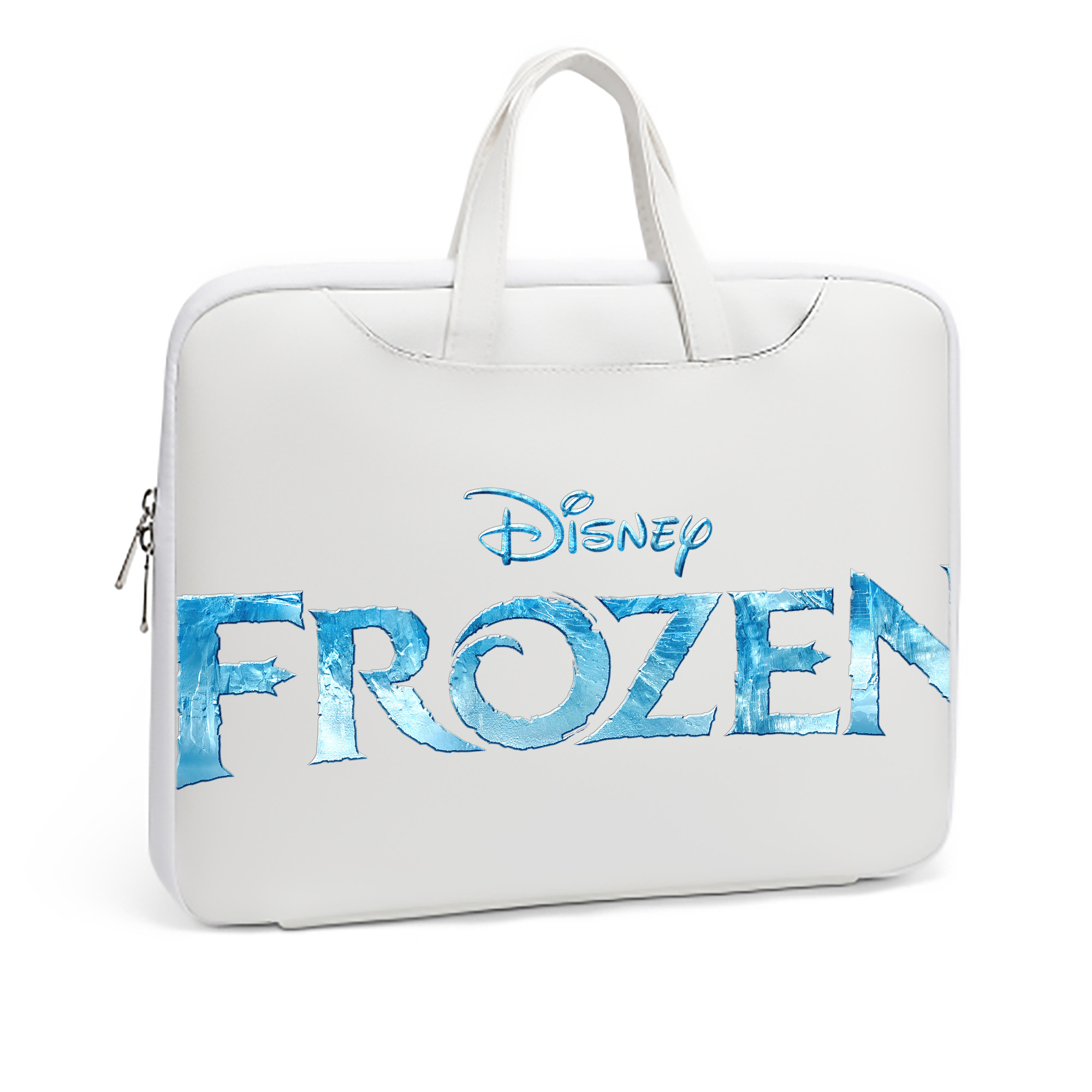 （画像用） アナと雪の女王 アンナ エルサ Frozen Anna Elsa レザーラップトップバッグ　ノートパソコンケース