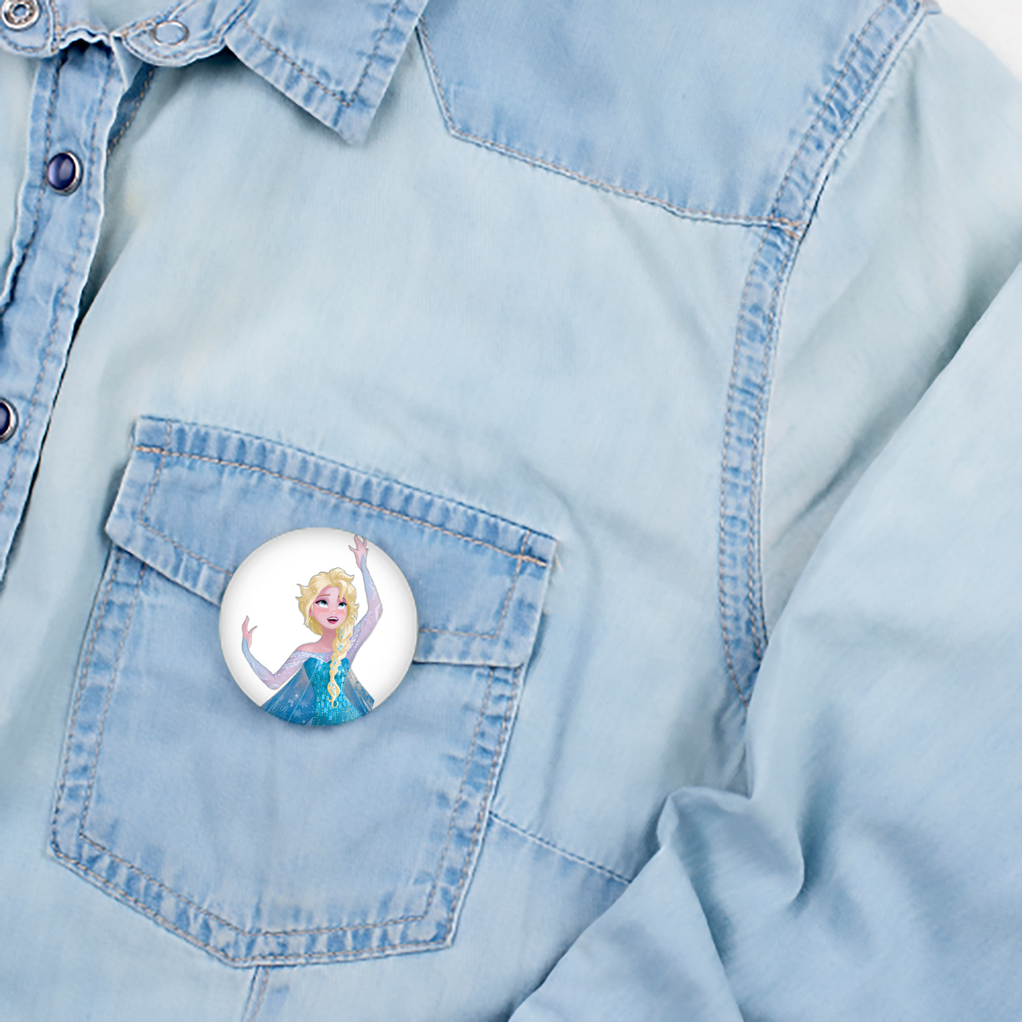 アナと雪の女王 アンナ エルサ Frozen Anna Elsa 6cm 缶バッジ 複数セット