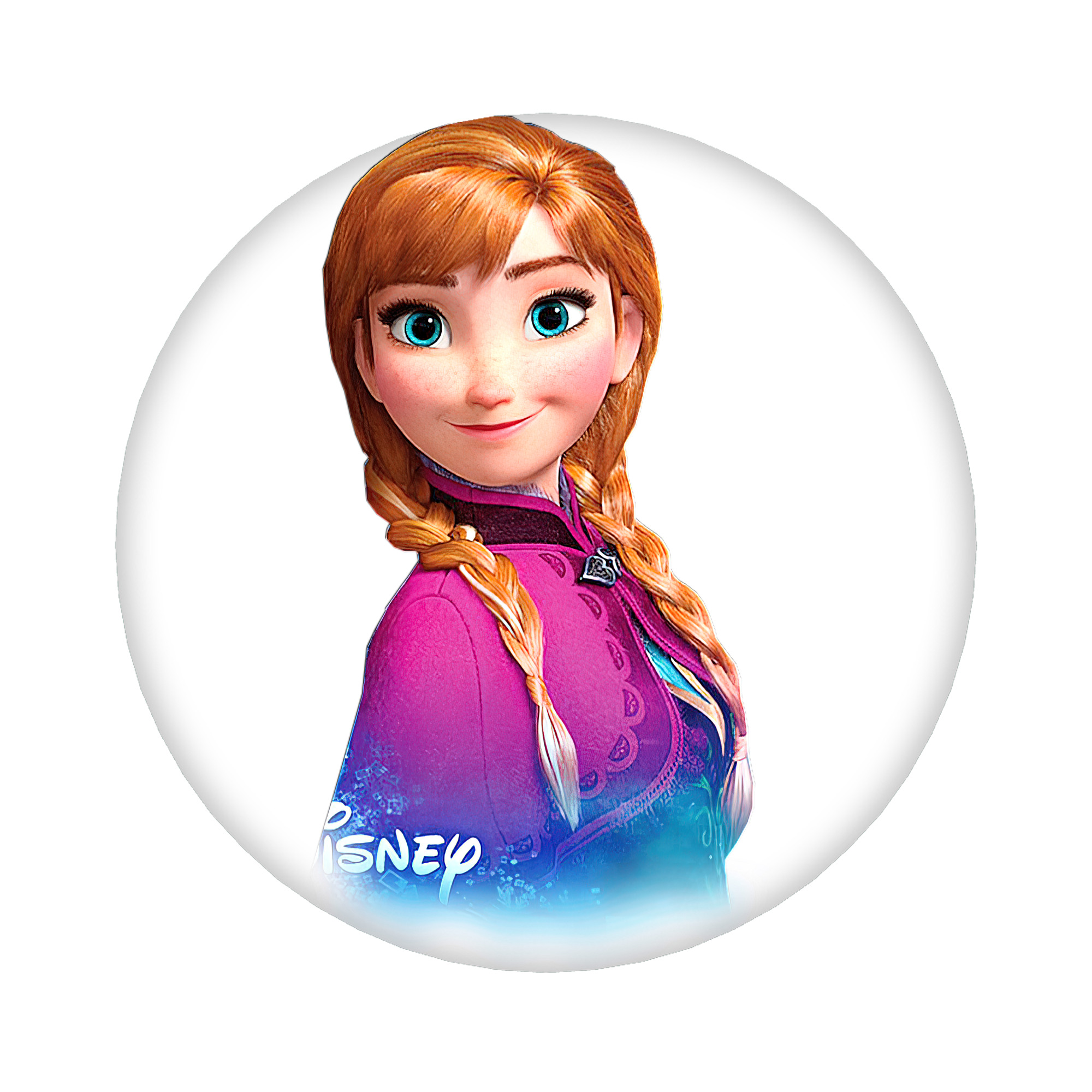 （画像用） アナと雪の女王 アンナ エルサ Frozen Anna Elsa 6cm 缶バッジ 複数セット