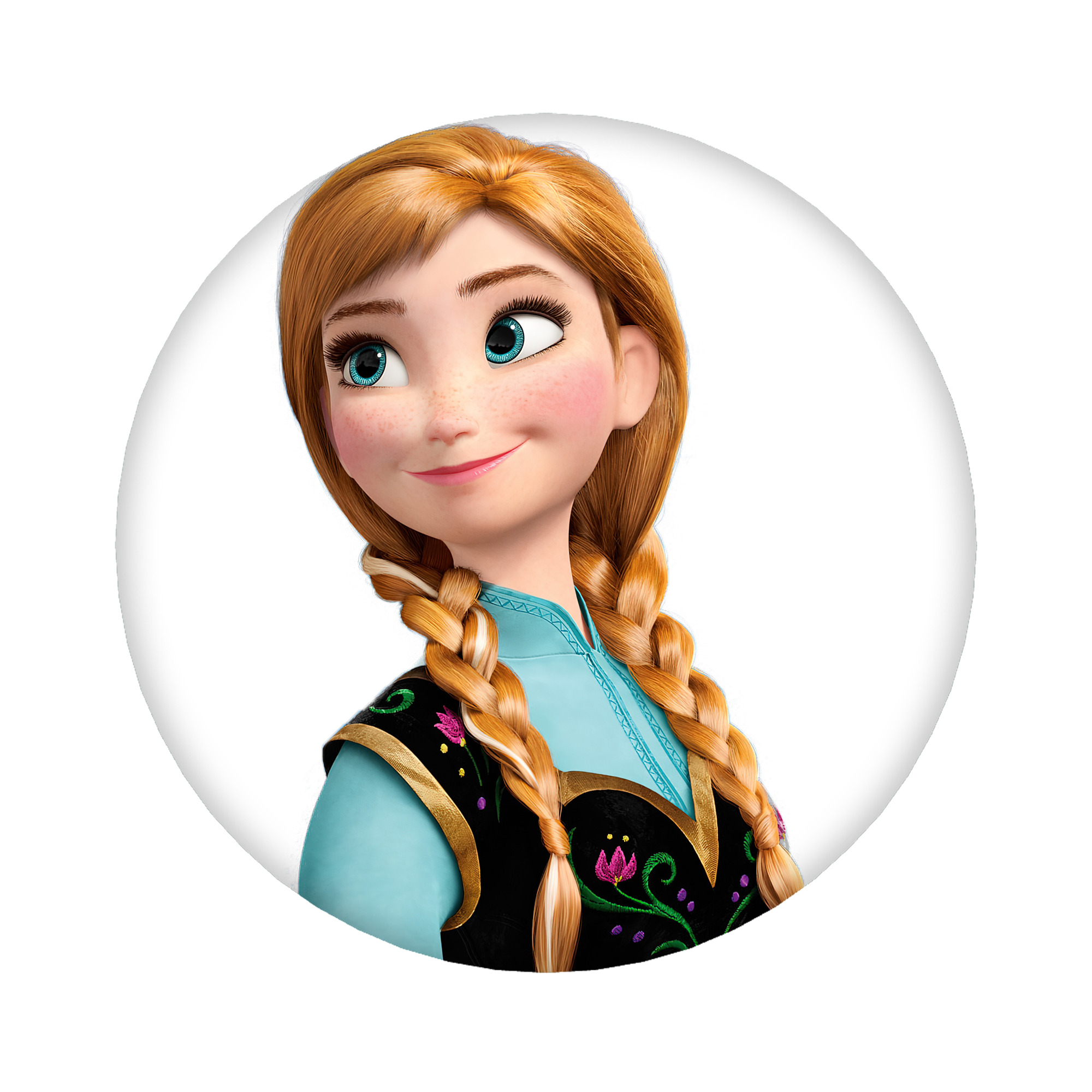 （画像用） アナと雪の女王 アンナ エルサ Frozen Anna Elsa 6cm 缶バッジ 複数セット