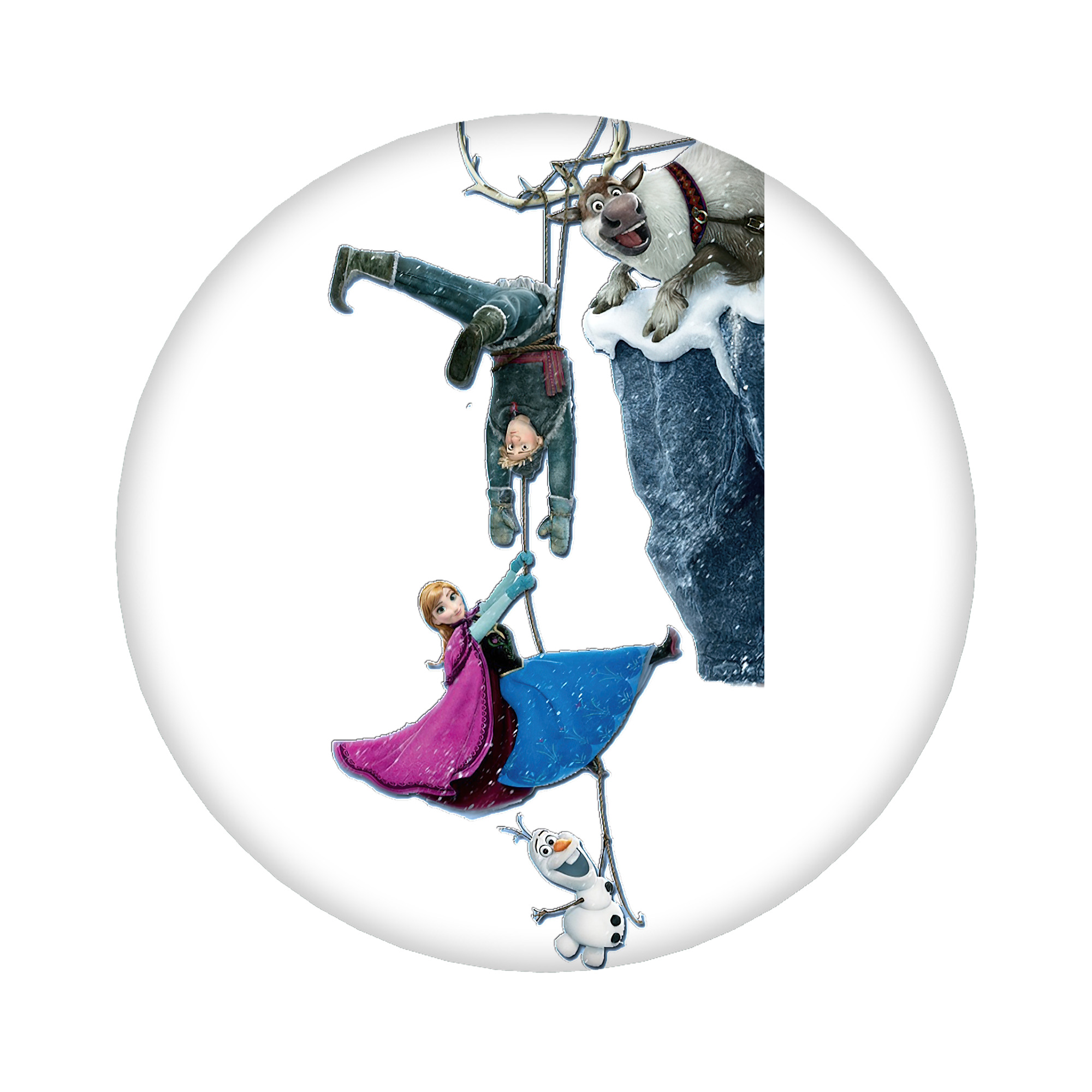 （画像用） アナと雪の女王 アンナ エルサ Frozen Anna Elsa 6cm 缶バッジ 複数セット