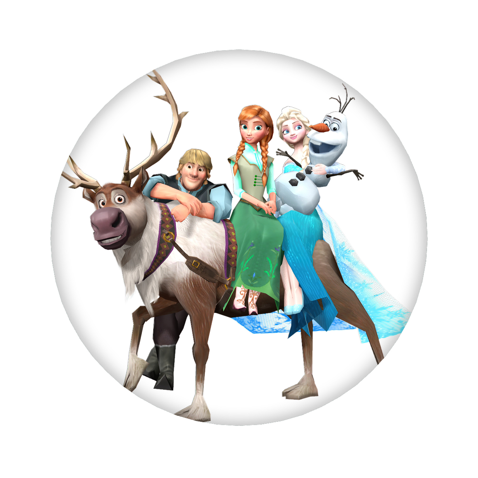 （画像用） アナと雪の女王 アンナ エルサ Frozen Anna Elsa 6cm 缶バッジ 複数セット