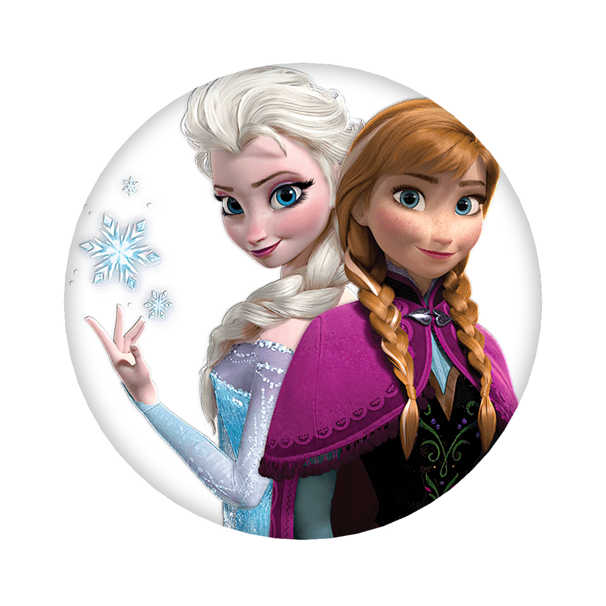 （画像用） アナと雪の女王 アンナ エルサ Frozen Anna Elsa 6cm 缶バッジ 複数セット